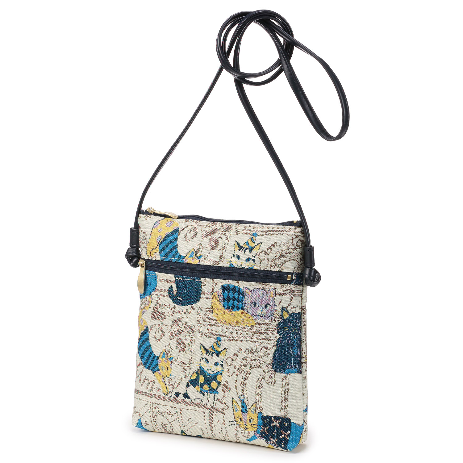 シャルポ ネコ柄ポシェット - 画像6