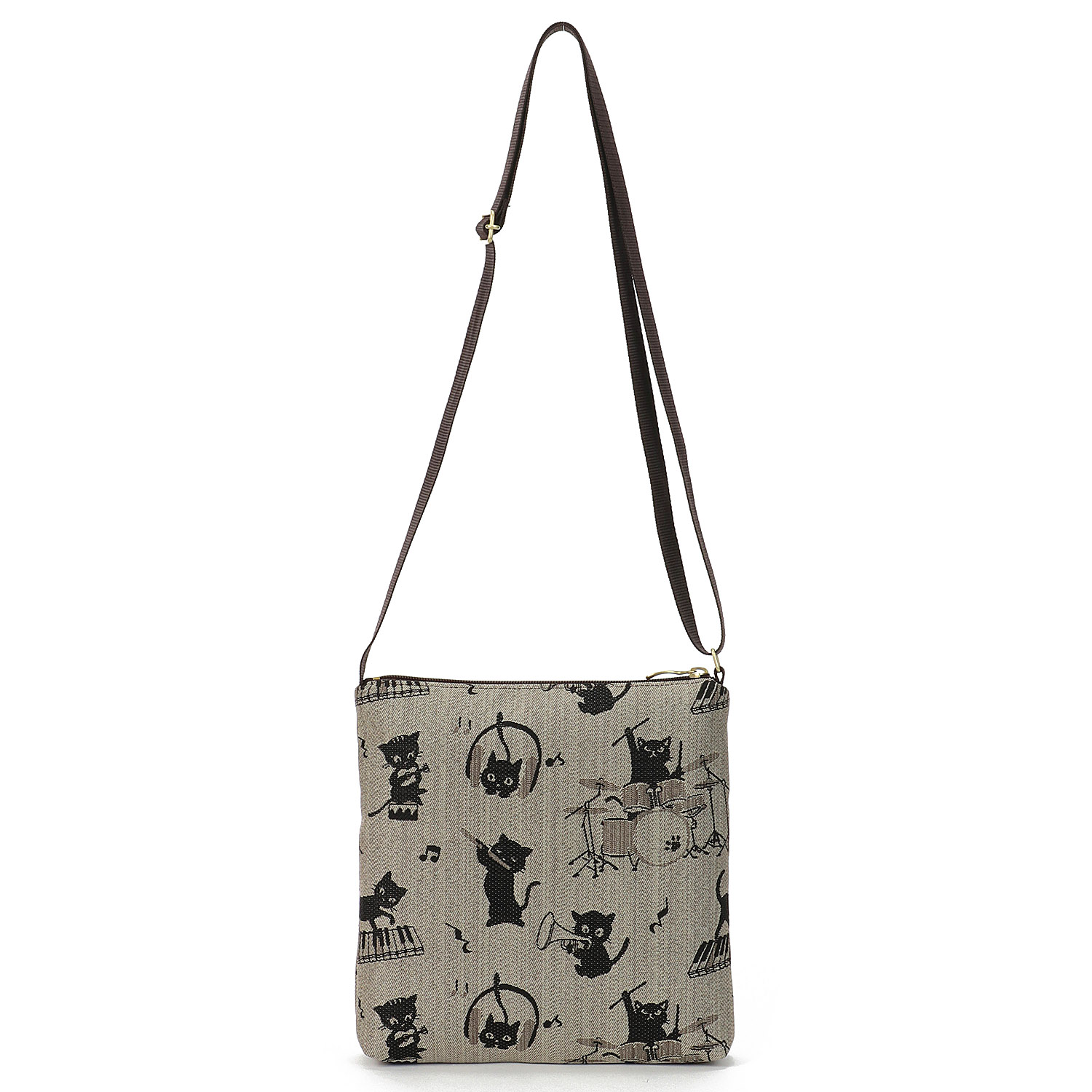 ねこバンド角型ショルダーバッグ - 画像2