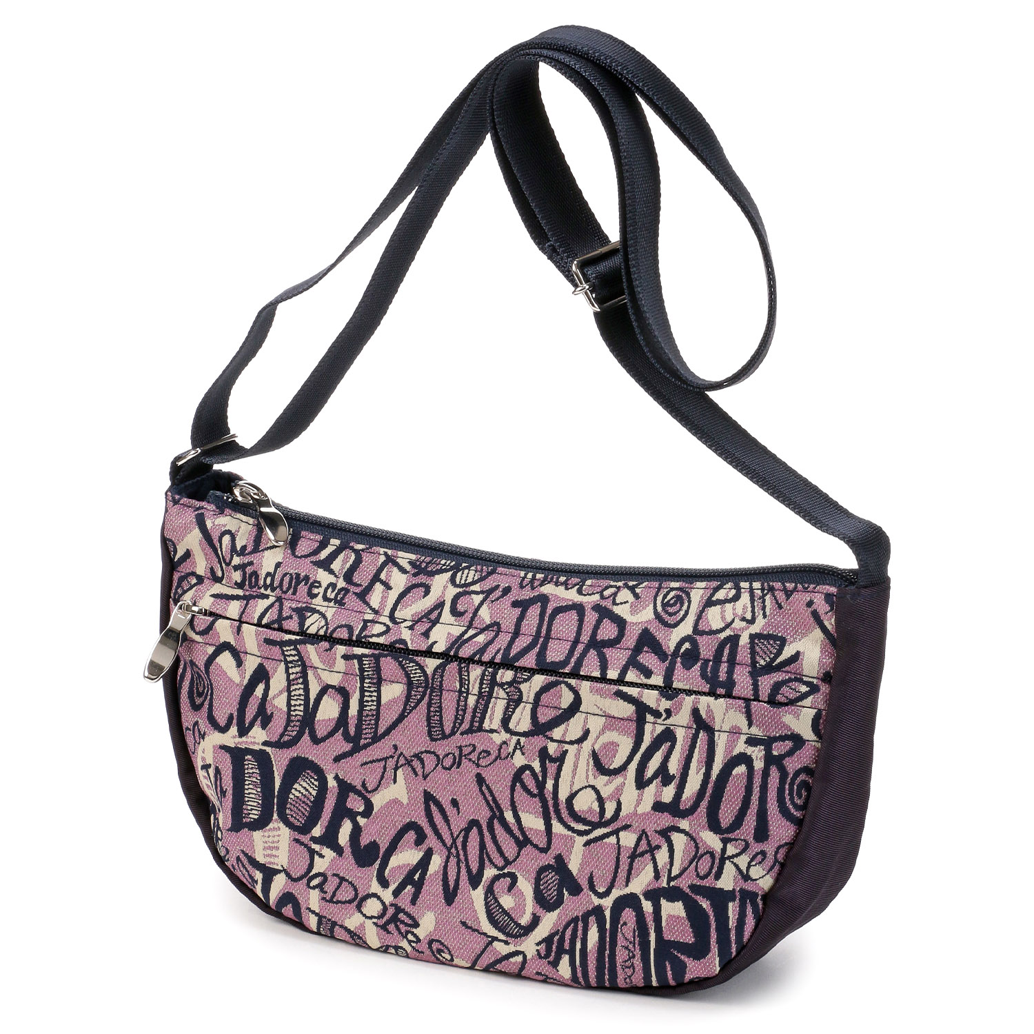 ジャドール・サ 英字柄船型ショルダーバッグ - 画像7