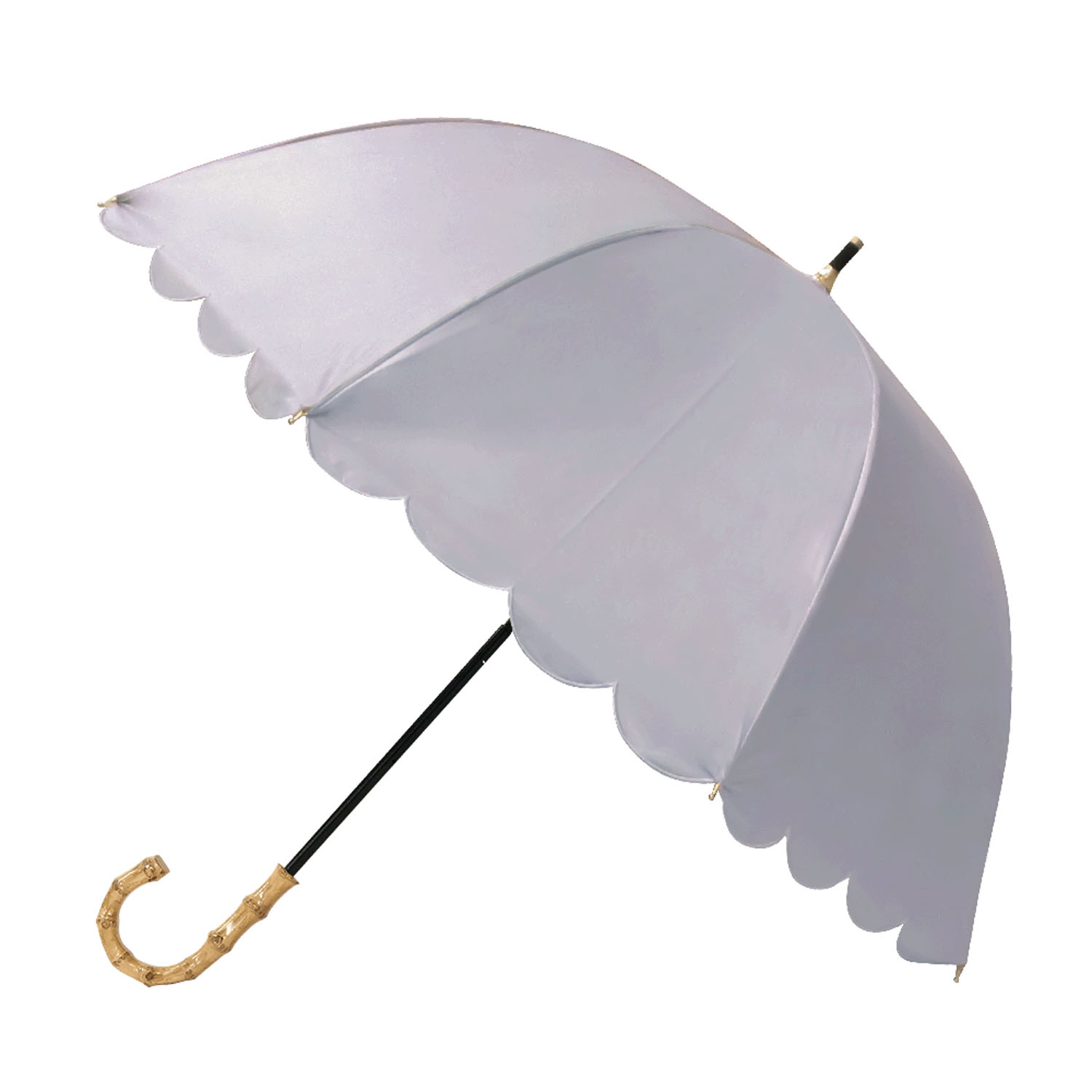 pink trick スカラップ晴雨兼用ショート傘 - 画像4