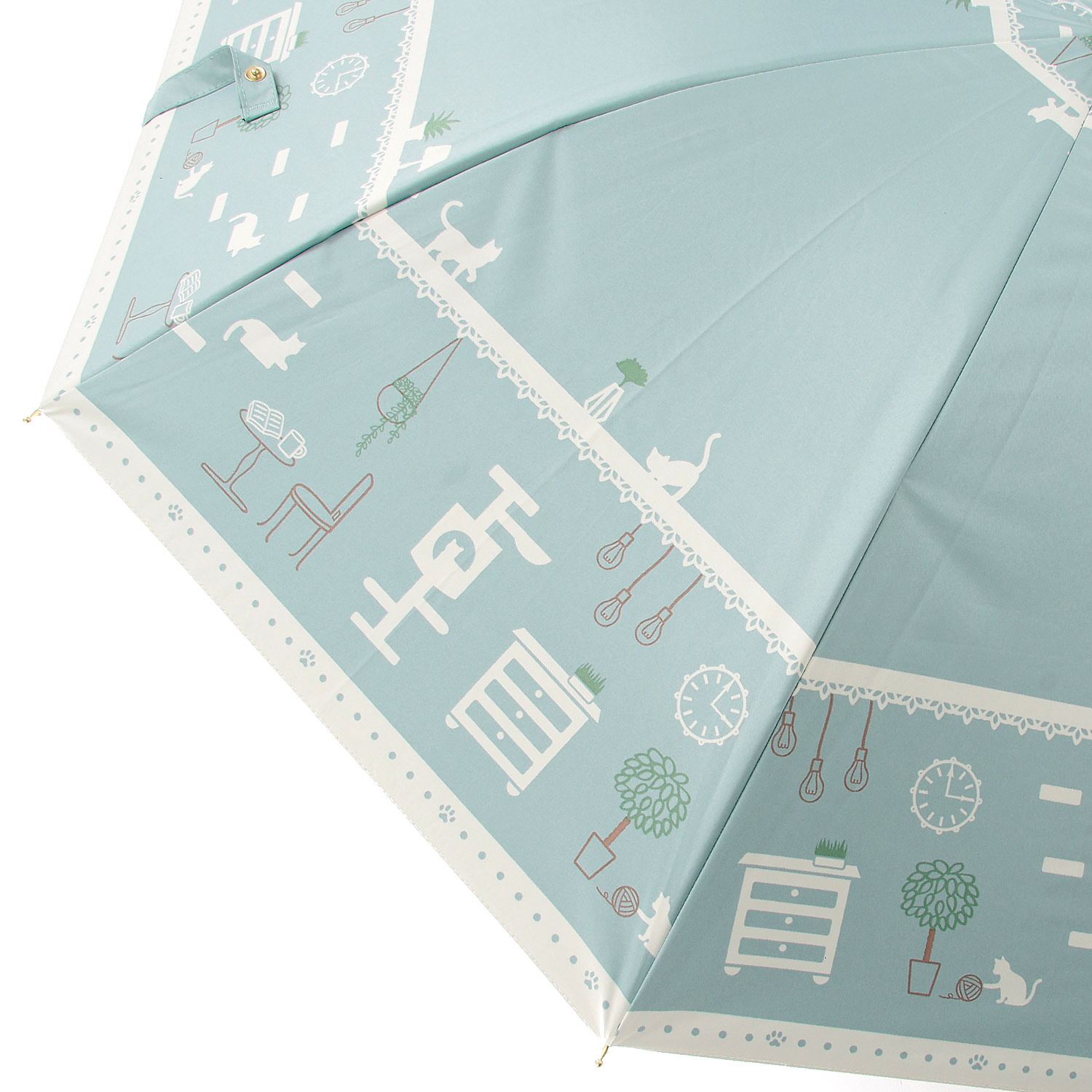 50CM 晴雨兼用 キャットライフ長傘 - 画像4