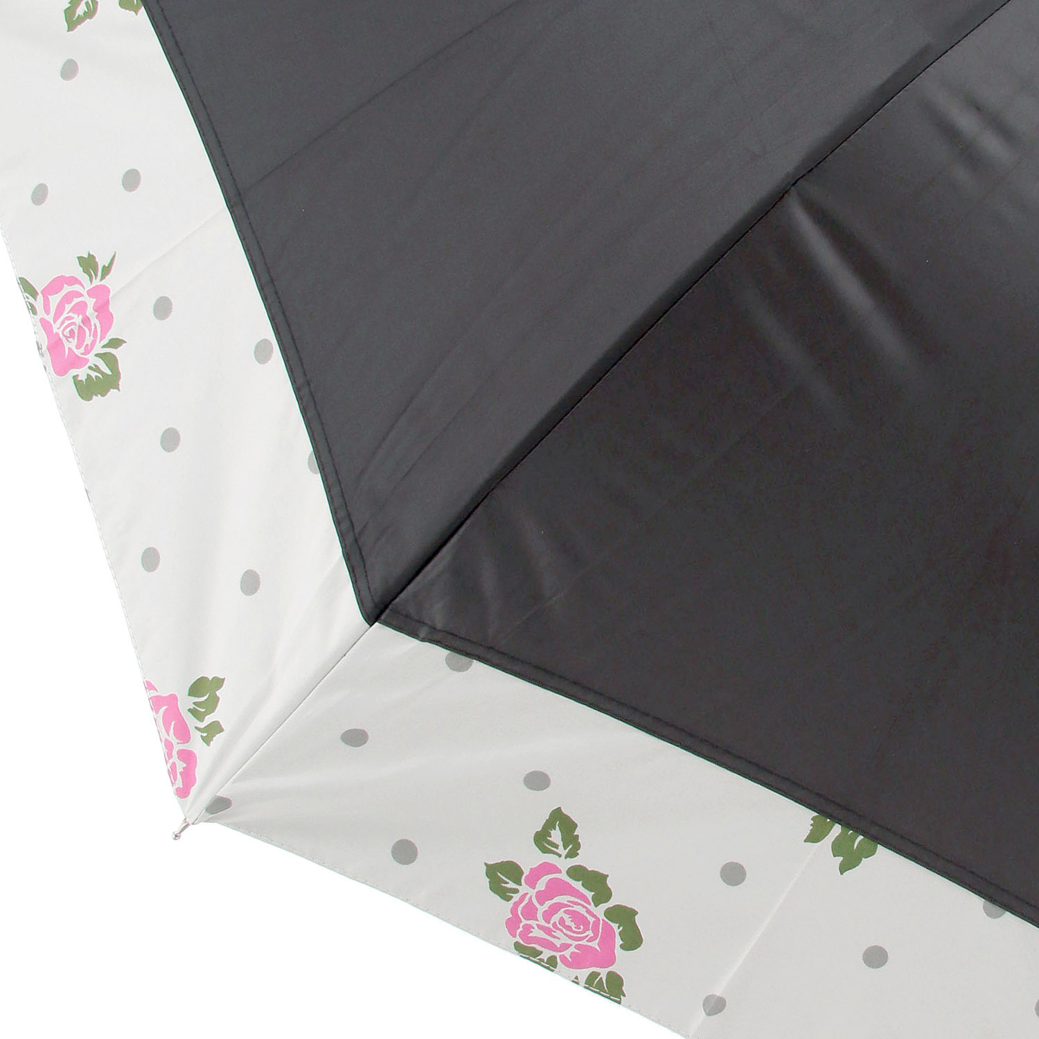 晴雨兼用 ポルカローズ長傘 - 画像3