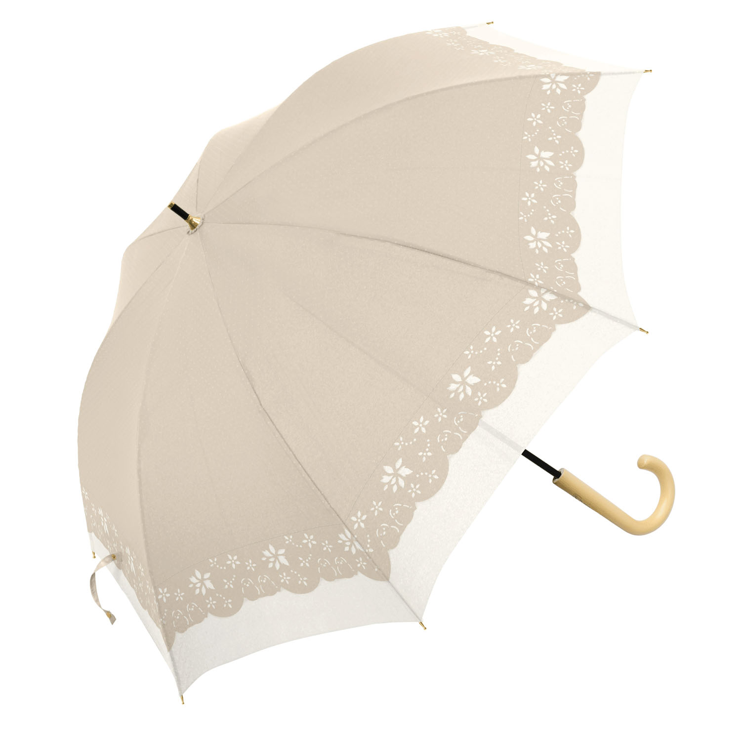 晴雨兼用 シマエナガのヒートカット切継ぎ