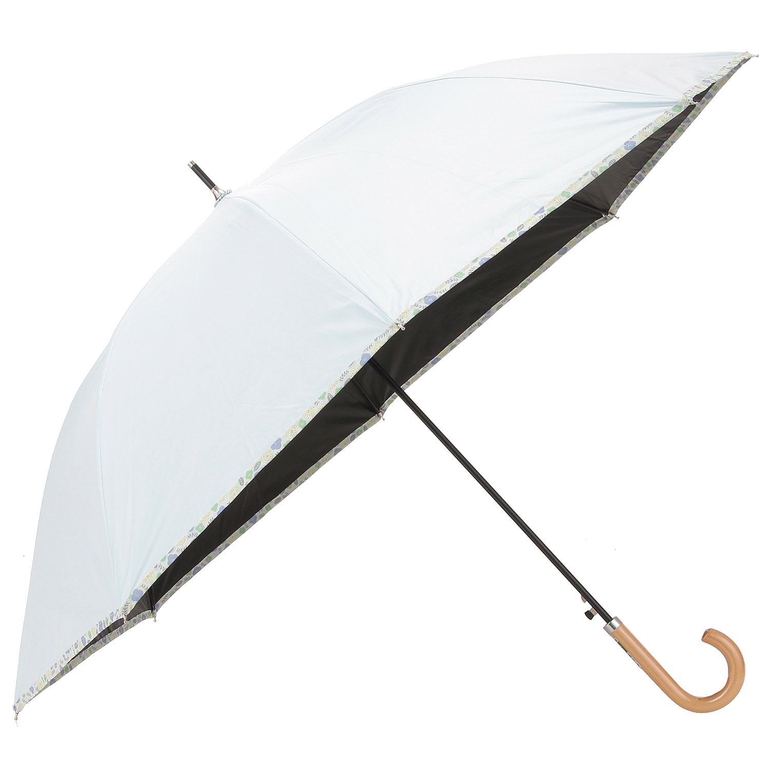 晴雨兼用 北欧柄パイイピングジャンプ傘 - 画像5