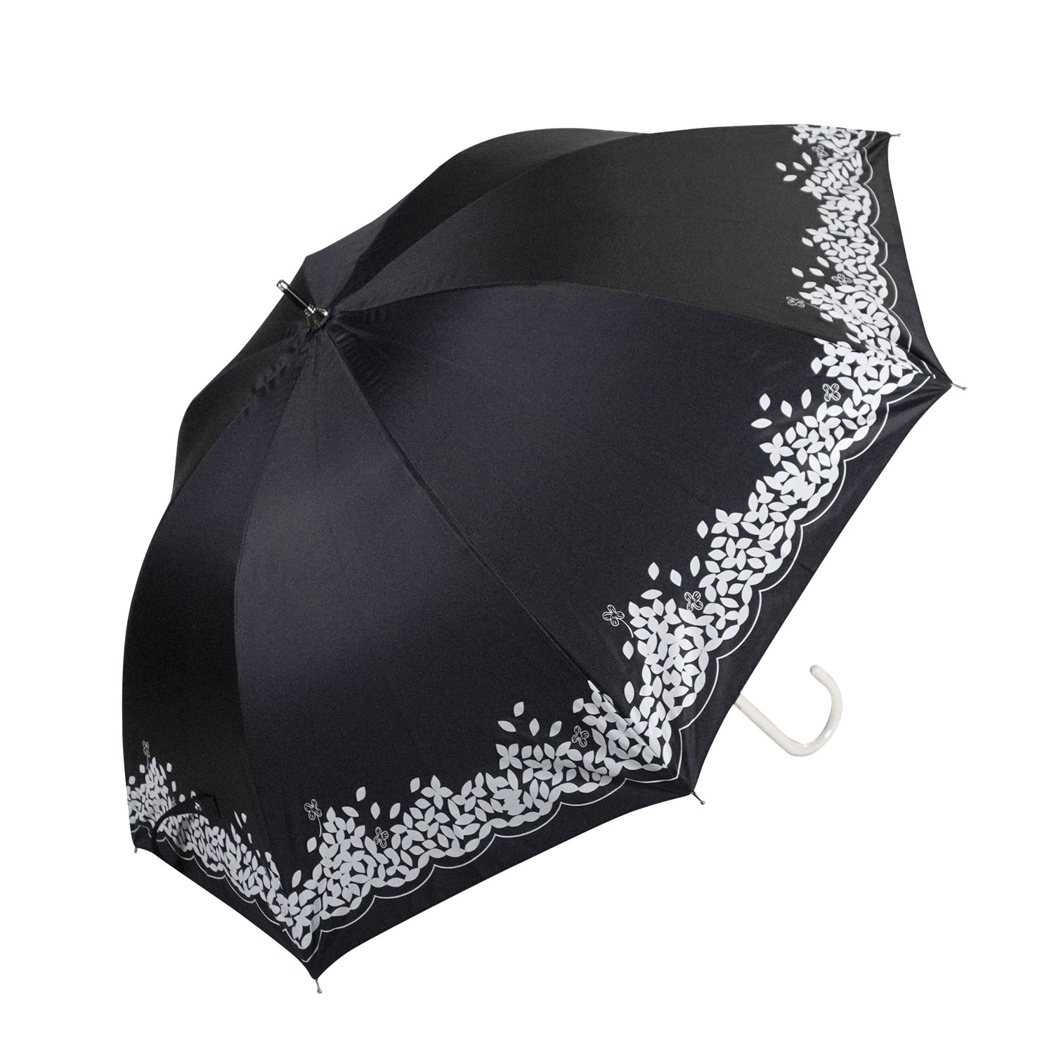 晴雨兼用クローバプリント長傘 - 画像2