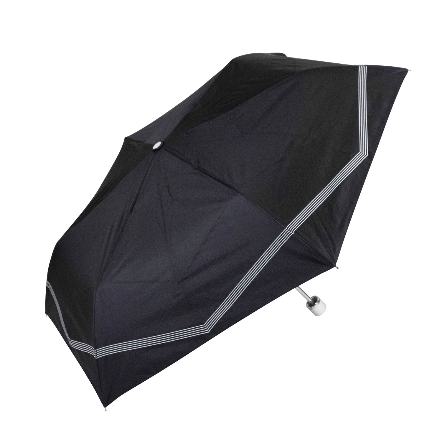 晴雨兼用 ボーダーリボン折 - 画像2