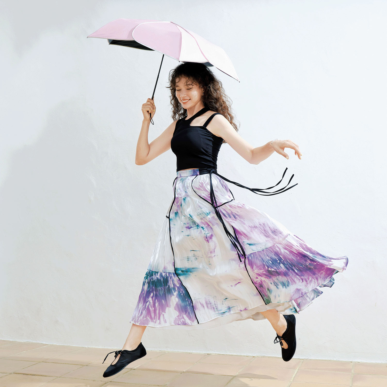 スーパーライト／バイカラ－パイピング 晴雨兼用折