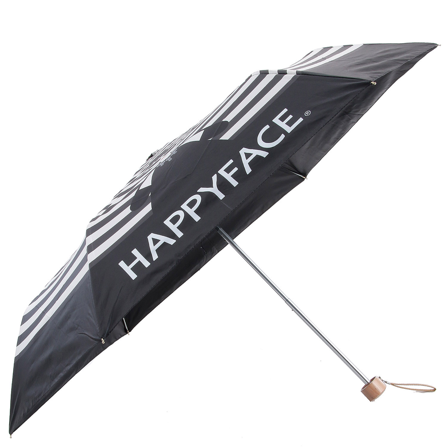 【HAPPYFACE】 ボーダー晴雨兼用折傘