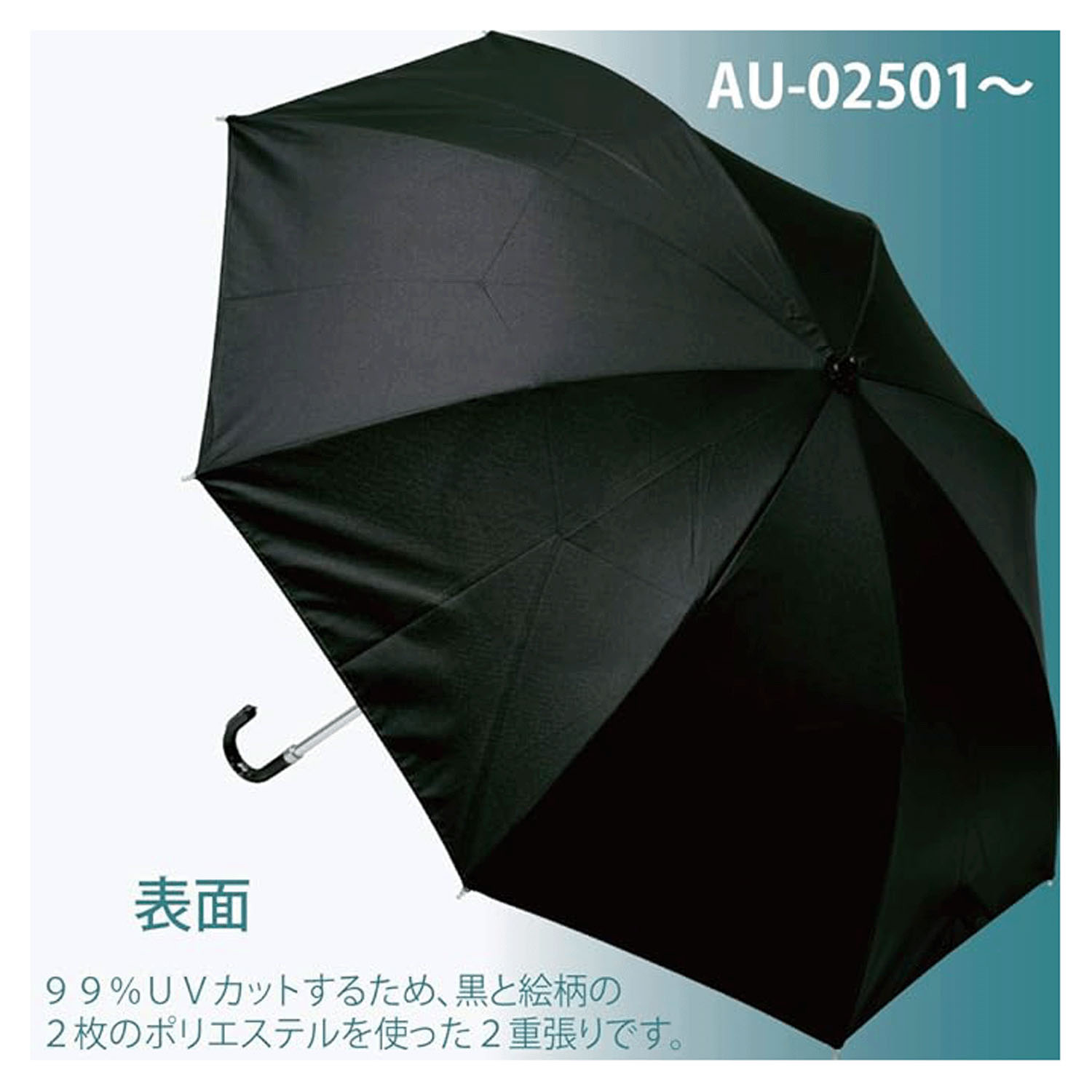 名画 晴雨兼用 折傘 - 画像3