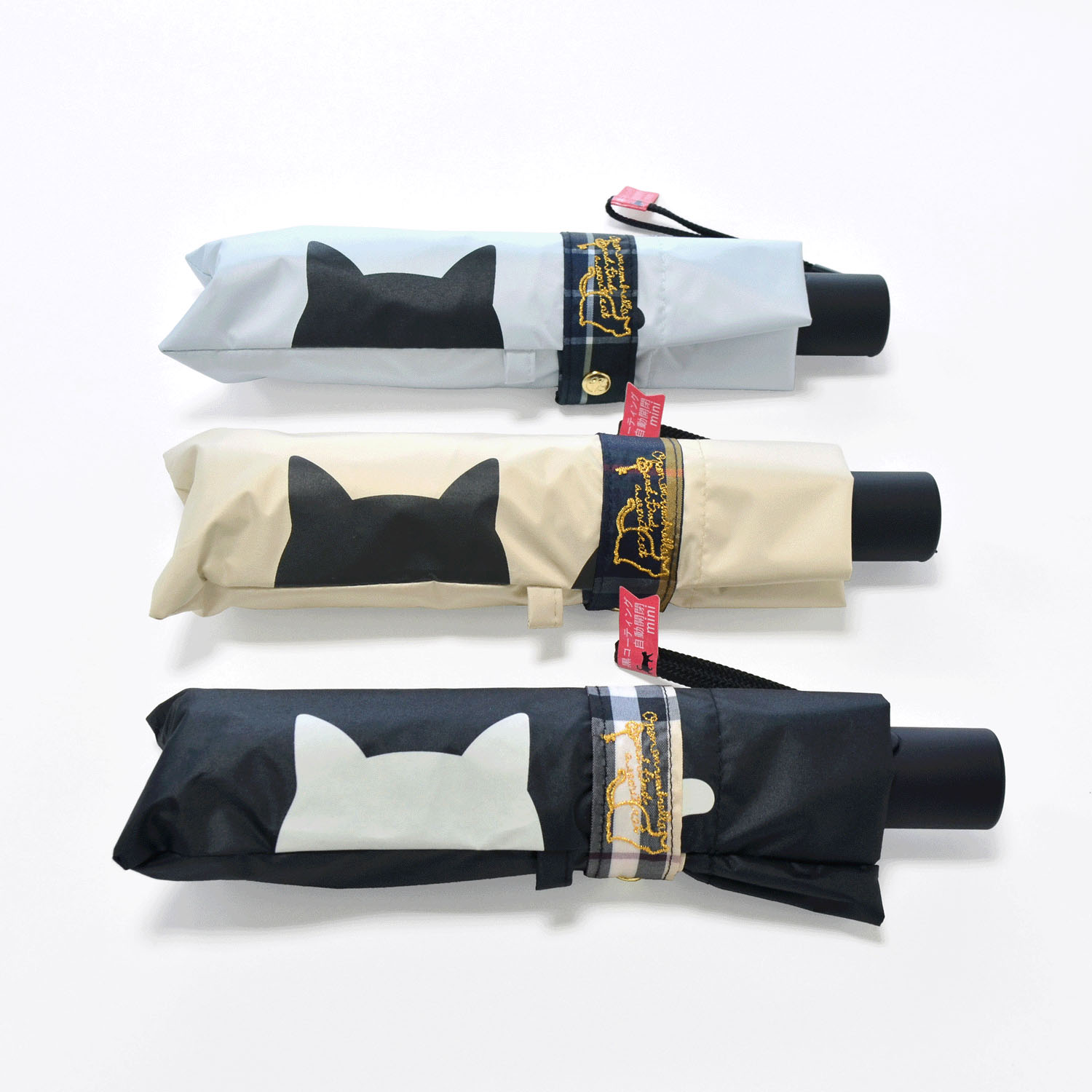 【オールウェザー】傘と猫自動開閉ミニ傘 - 画像7