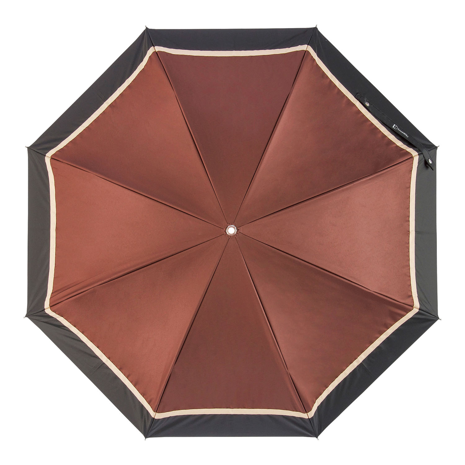 【4月21日～5月9日期間限定10％OFF】【二階建て断熱】 晴雨兼用バイカラーグログラン 長傘 - 画像2