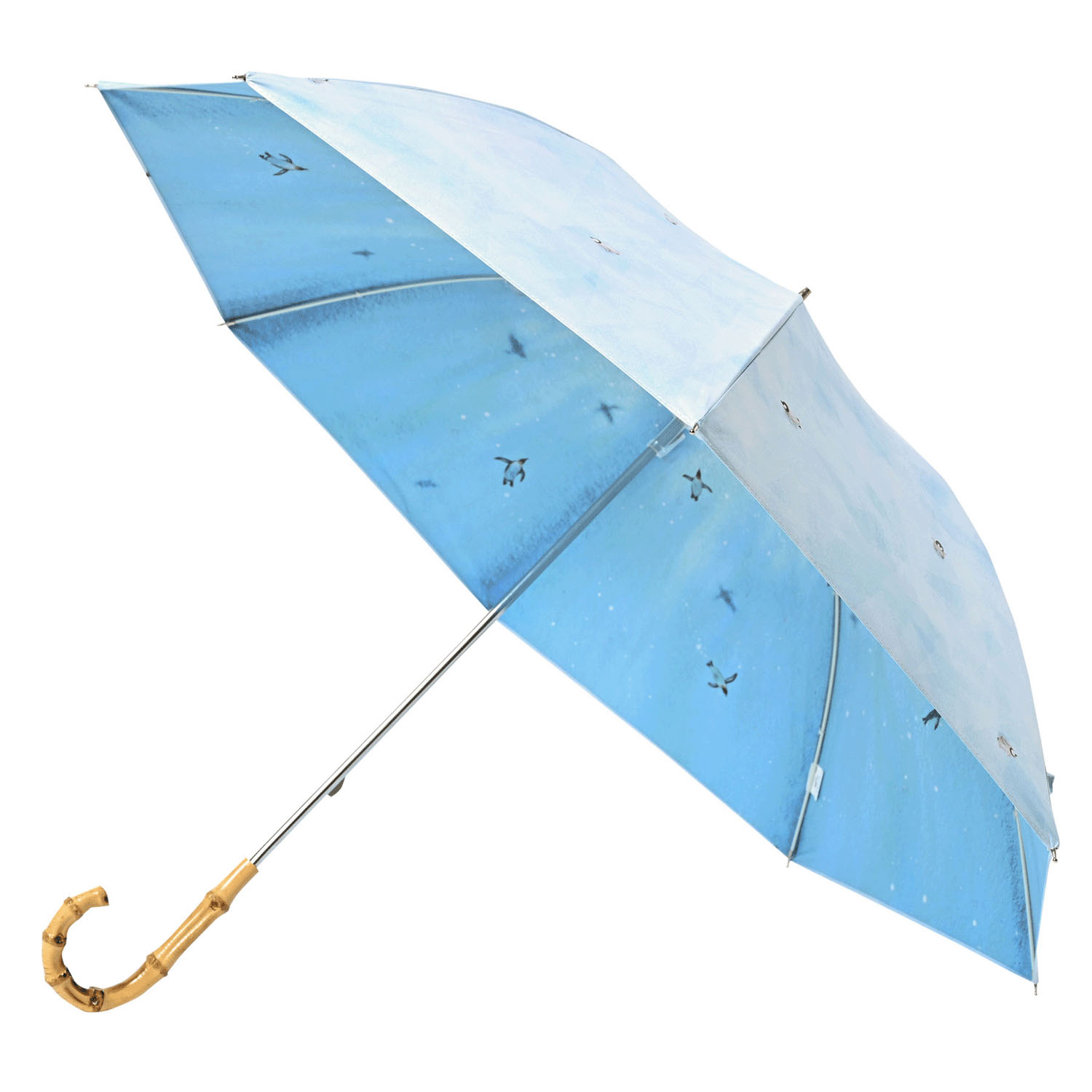 晴雨兼用 ペンギン長傘 - 画像2