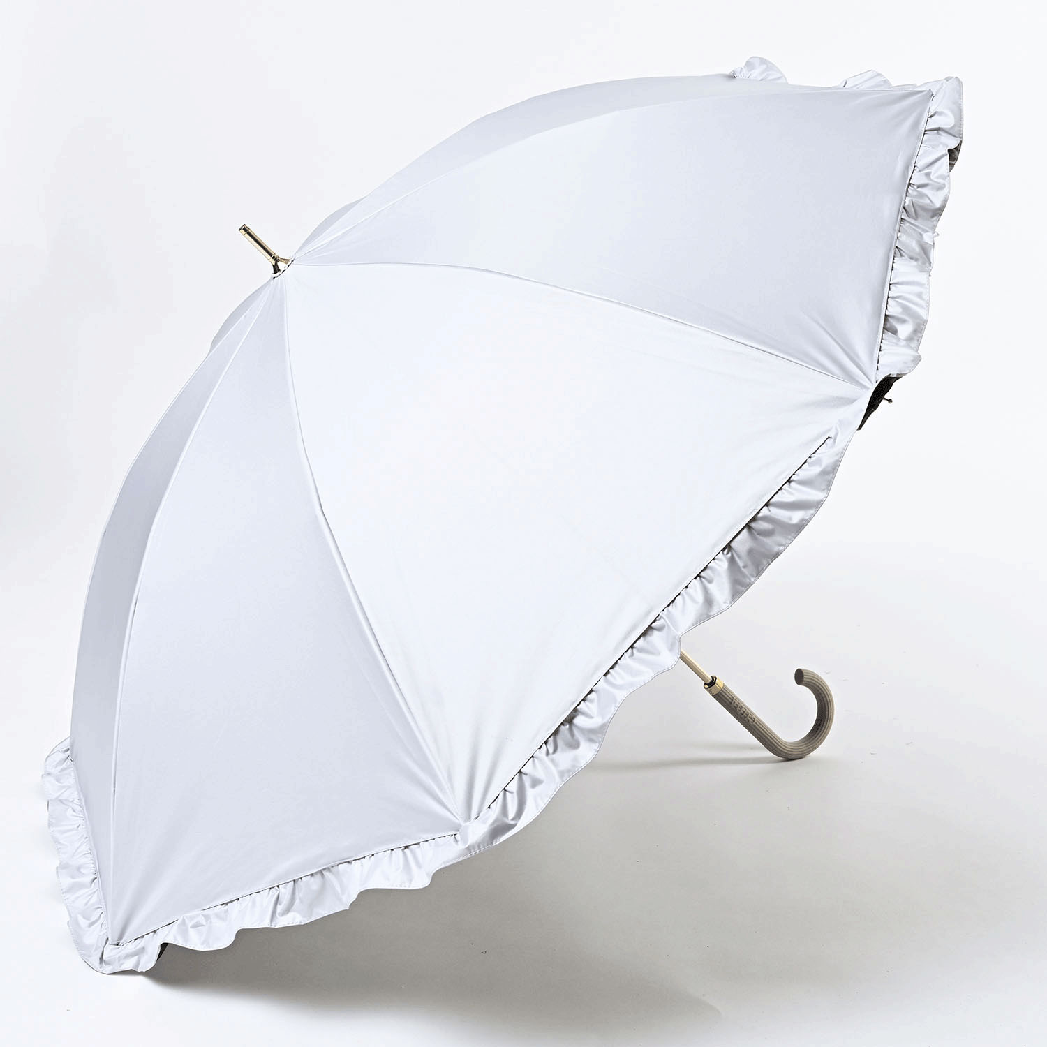 【CHARIS】 晴雨兼用 CUDAフリル長傘 - 画像1