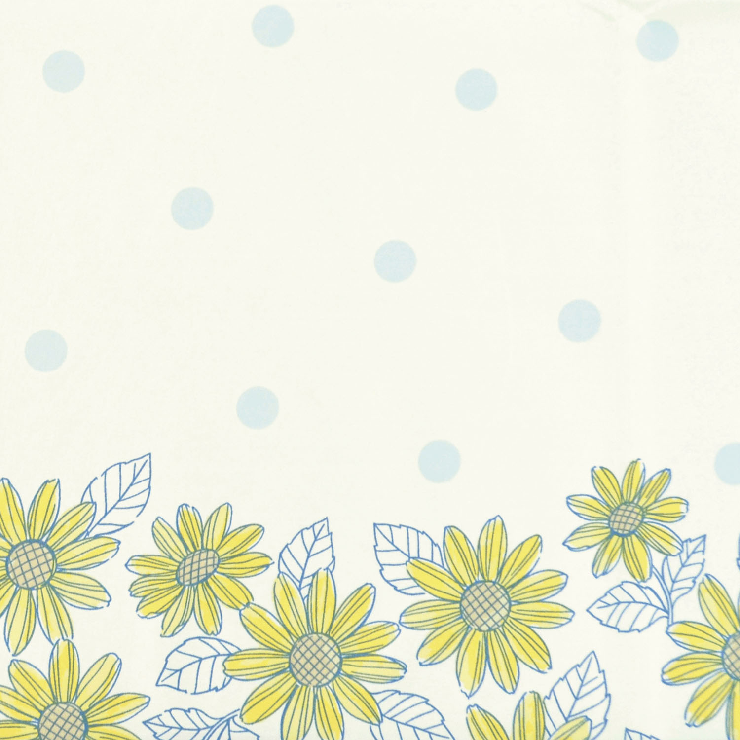 晴雨兼用 ひまわりと水玉長傘 - 画像3