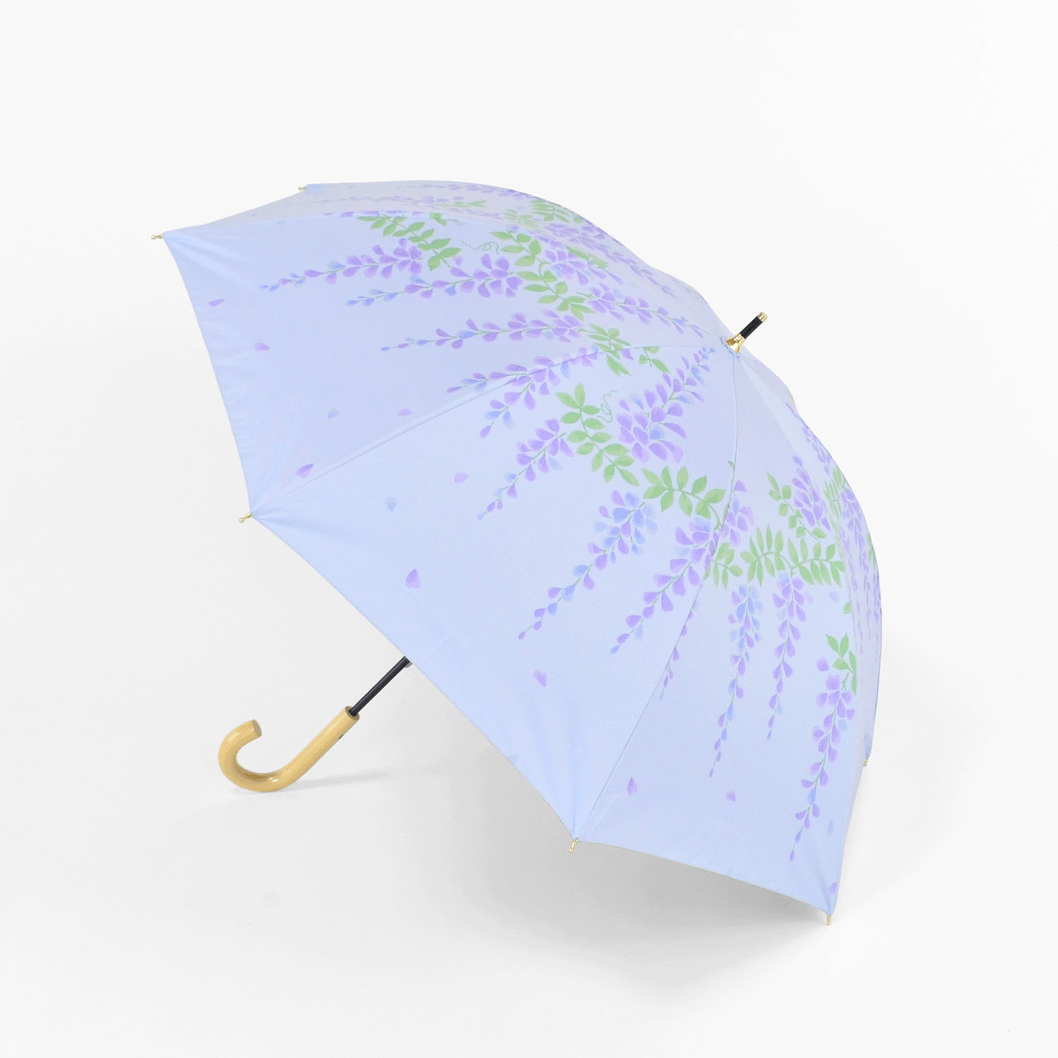 晴雨兼用 ウィステリア（藤の花）ナガカサ - 画像6