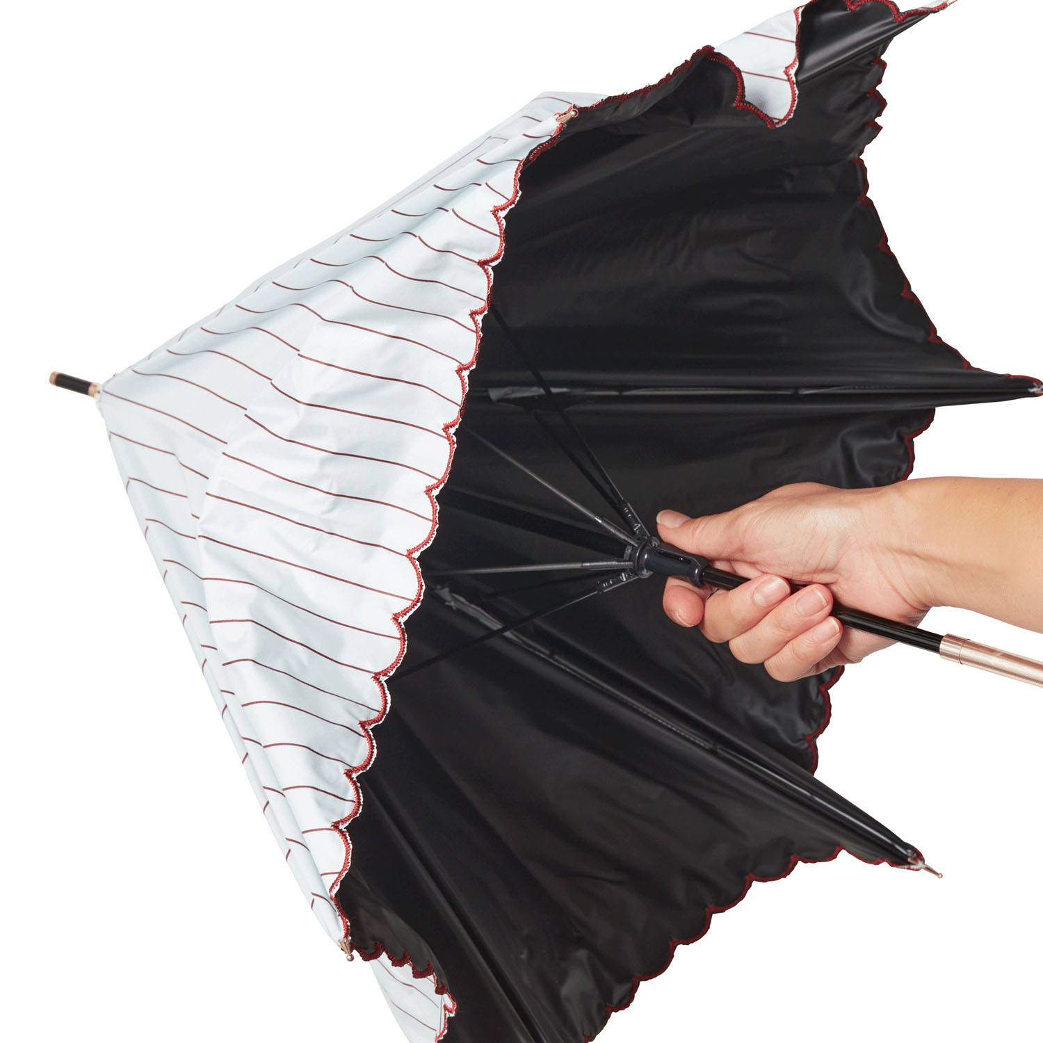 【water front】 スーパーフライ晴雨兼用マルシェ長傘 - 画像2