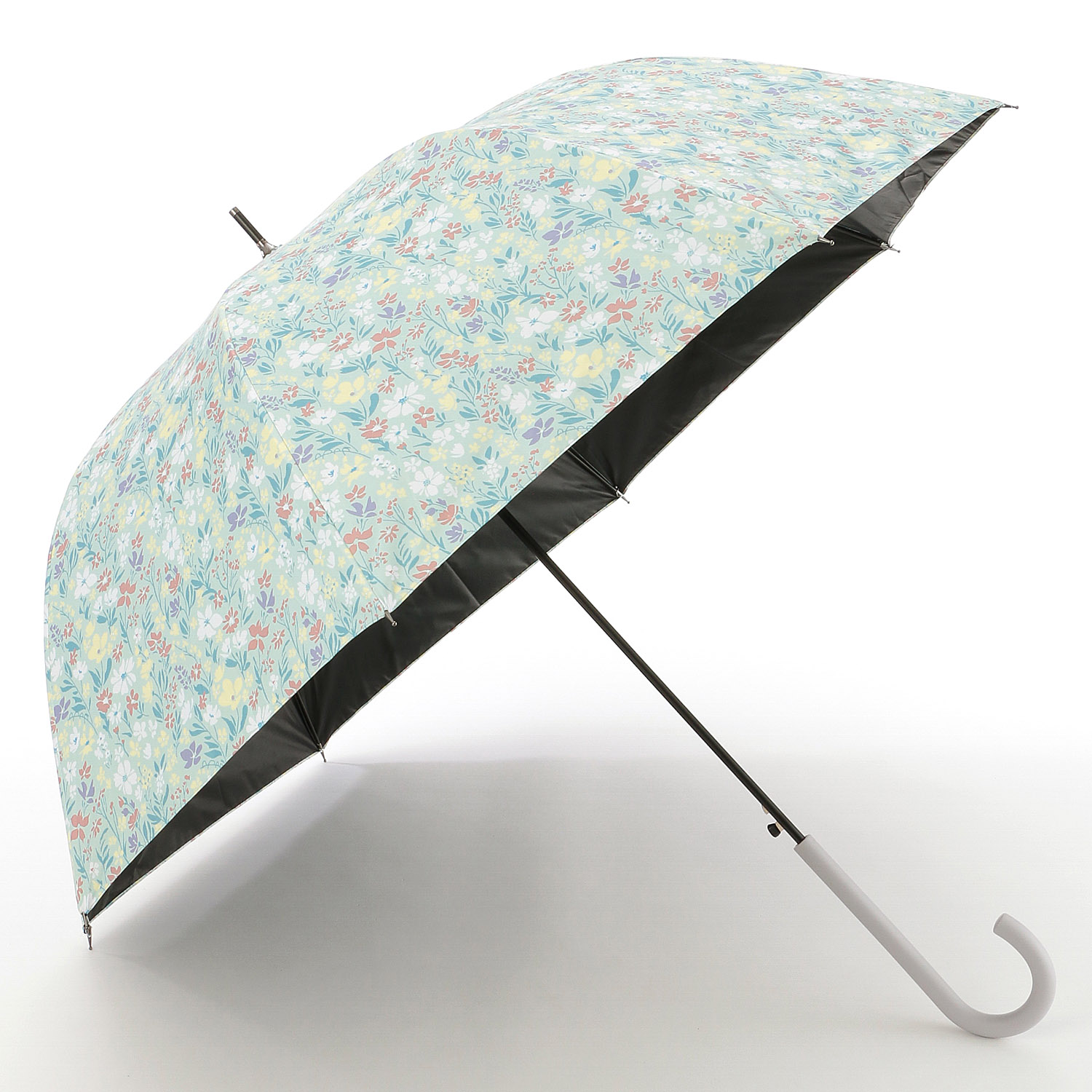 晴雨兼用傘  マルチボタニカル柄 ジャンプ - 画像3