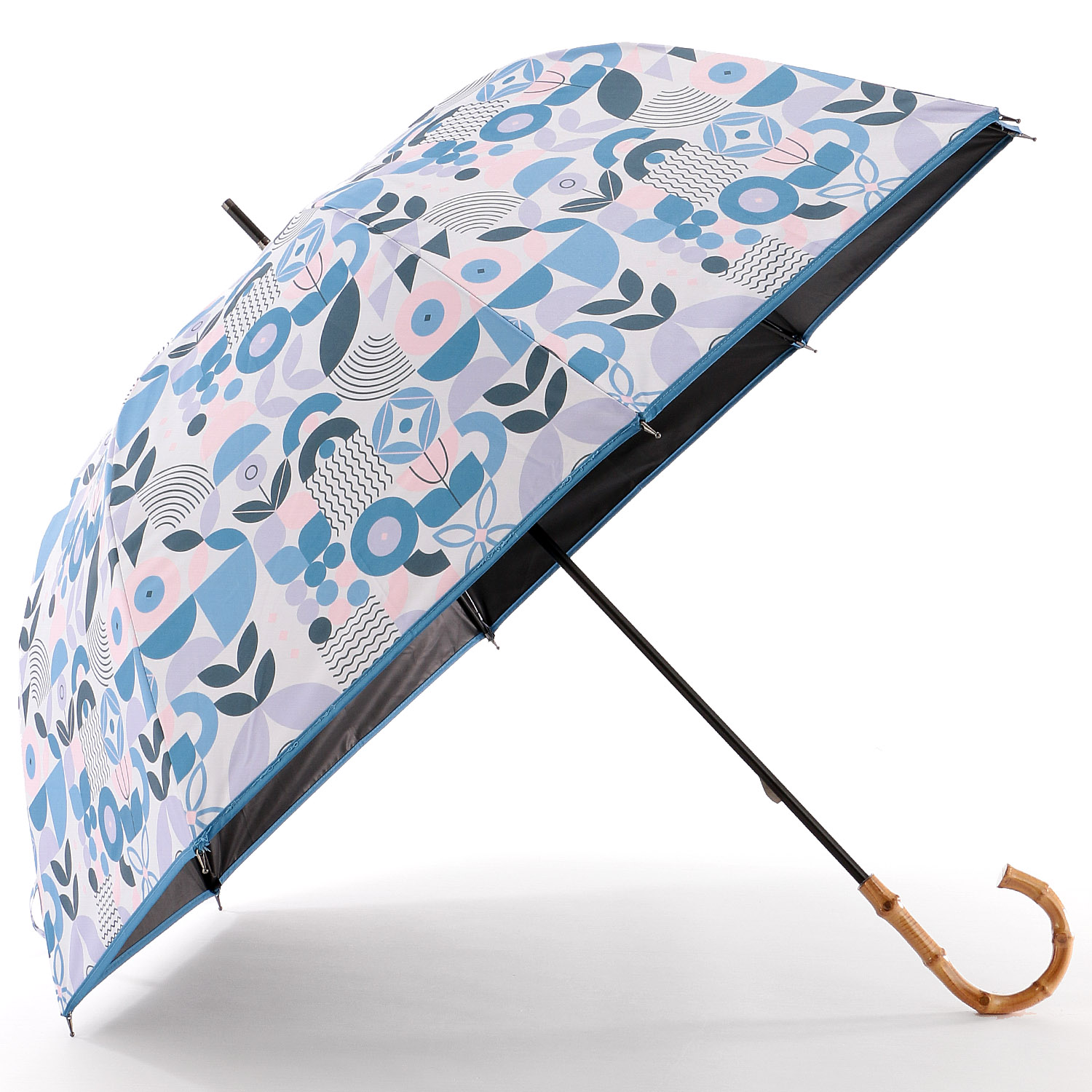 晴雨兼用傘 北欧マルチ柄ショート - 画像4