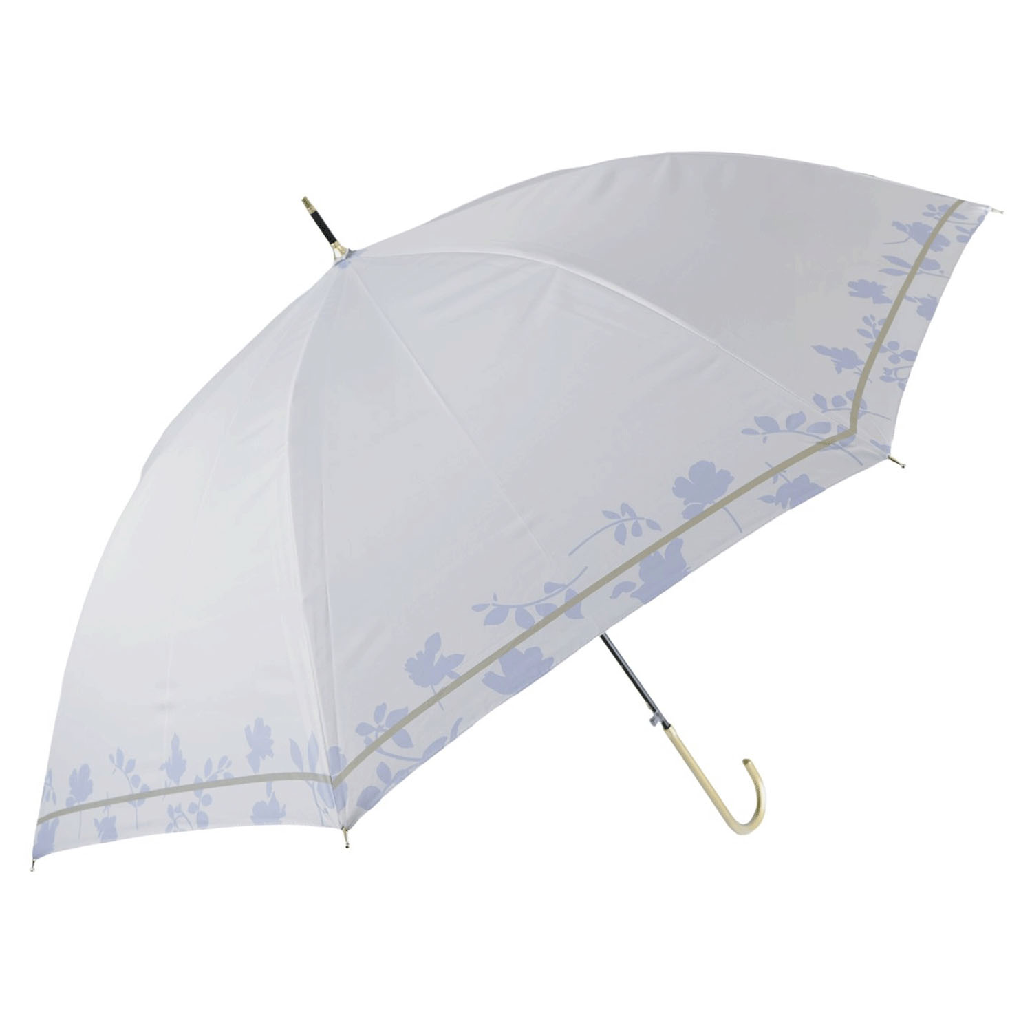 晴雨兼用シャドウフラワージャンプ長傘 - 画像2