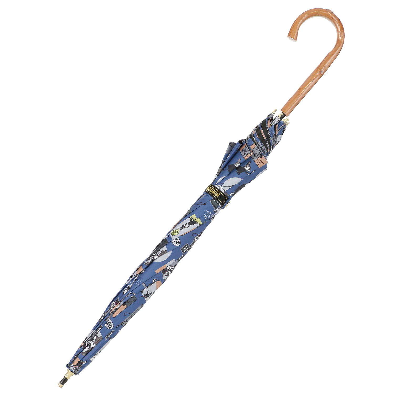 晴雨兼用傘 MOOMIN リトルミイバッジアート柄 ショート傘 - 画像3