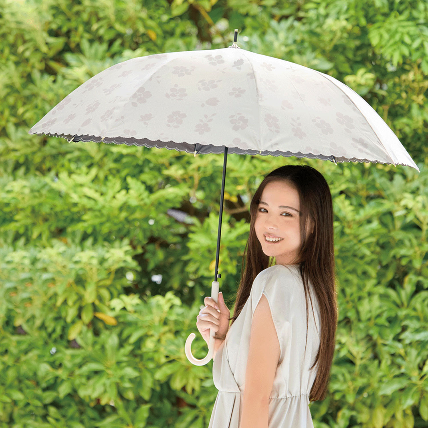 晴雨兼用 フリージア長傘