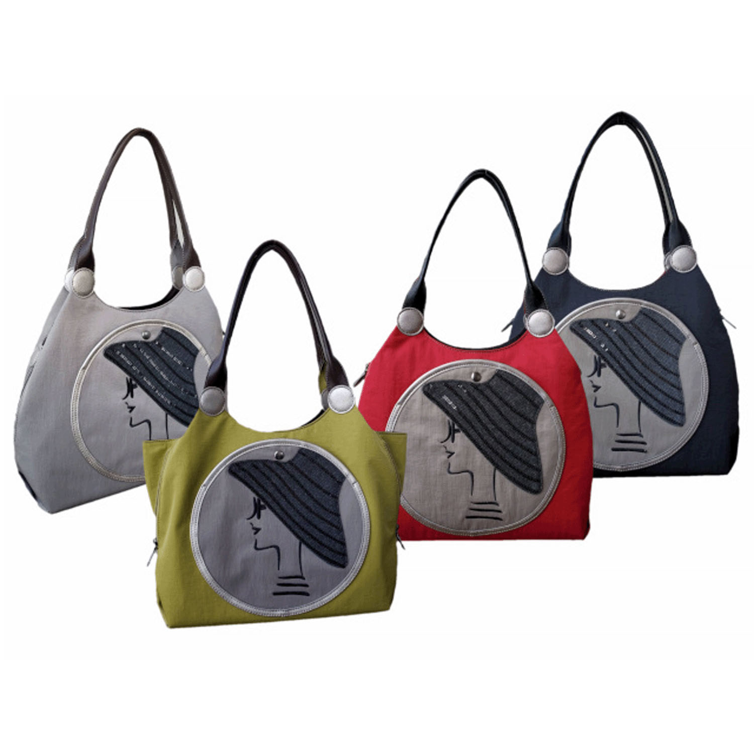 ご婦人柄トートバッグ