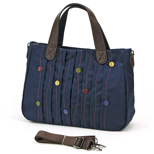 ドットステッチ横型2WAYバッグ - 画像8