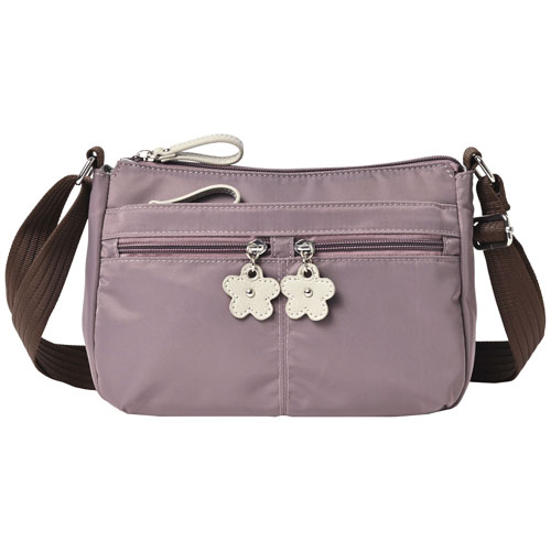 BORSETTIAMO 撥水ナイロン横型ショルダーバッグ - 画像12