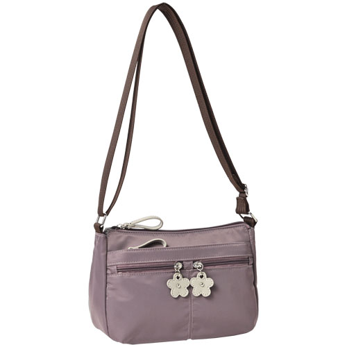 BORSETTIAMO 撥水ナイロン横型ショルダーバッグ - 画像13