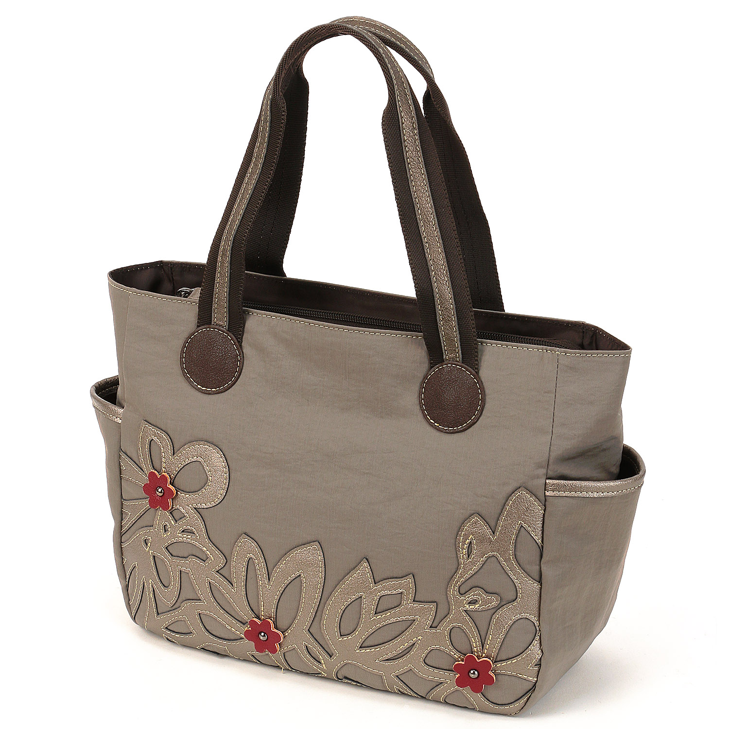 花カットワークバッグ - 画像2