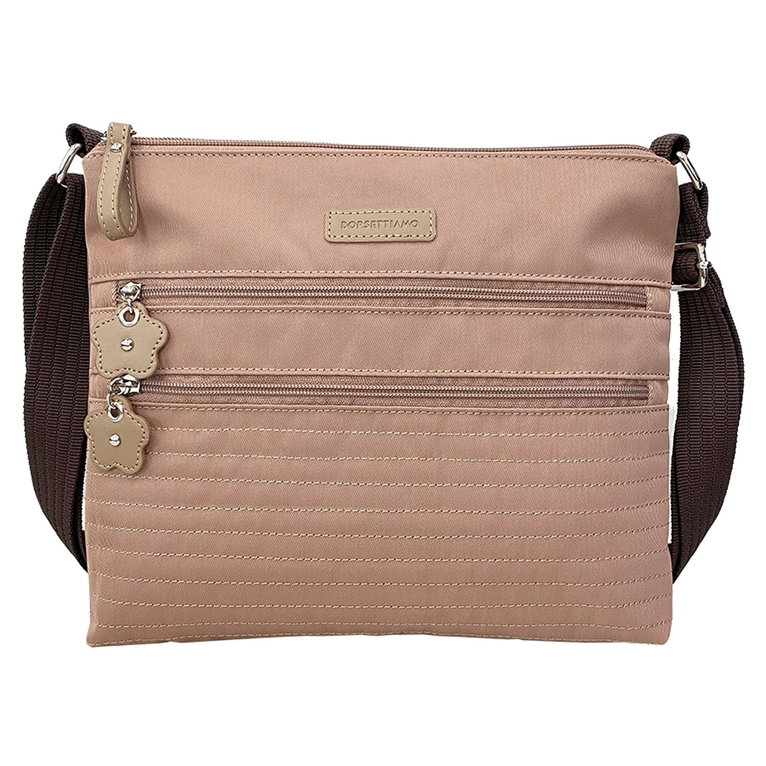 BORSETTIAMO ステッチ薄マチショルダーバッグ - 画像9