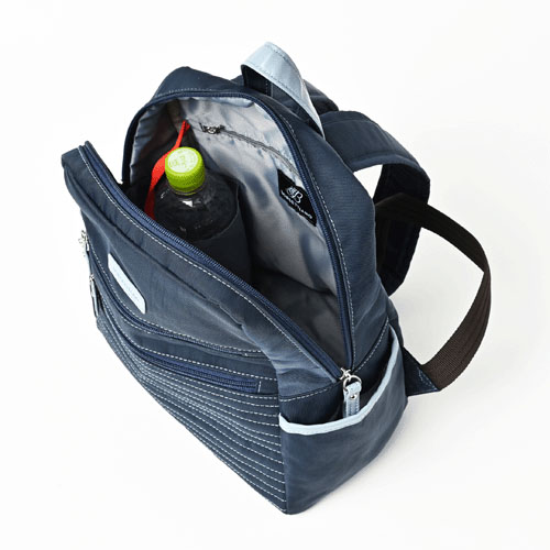 BORSETTIAMO ステッチ山型リュックサック - 画像7