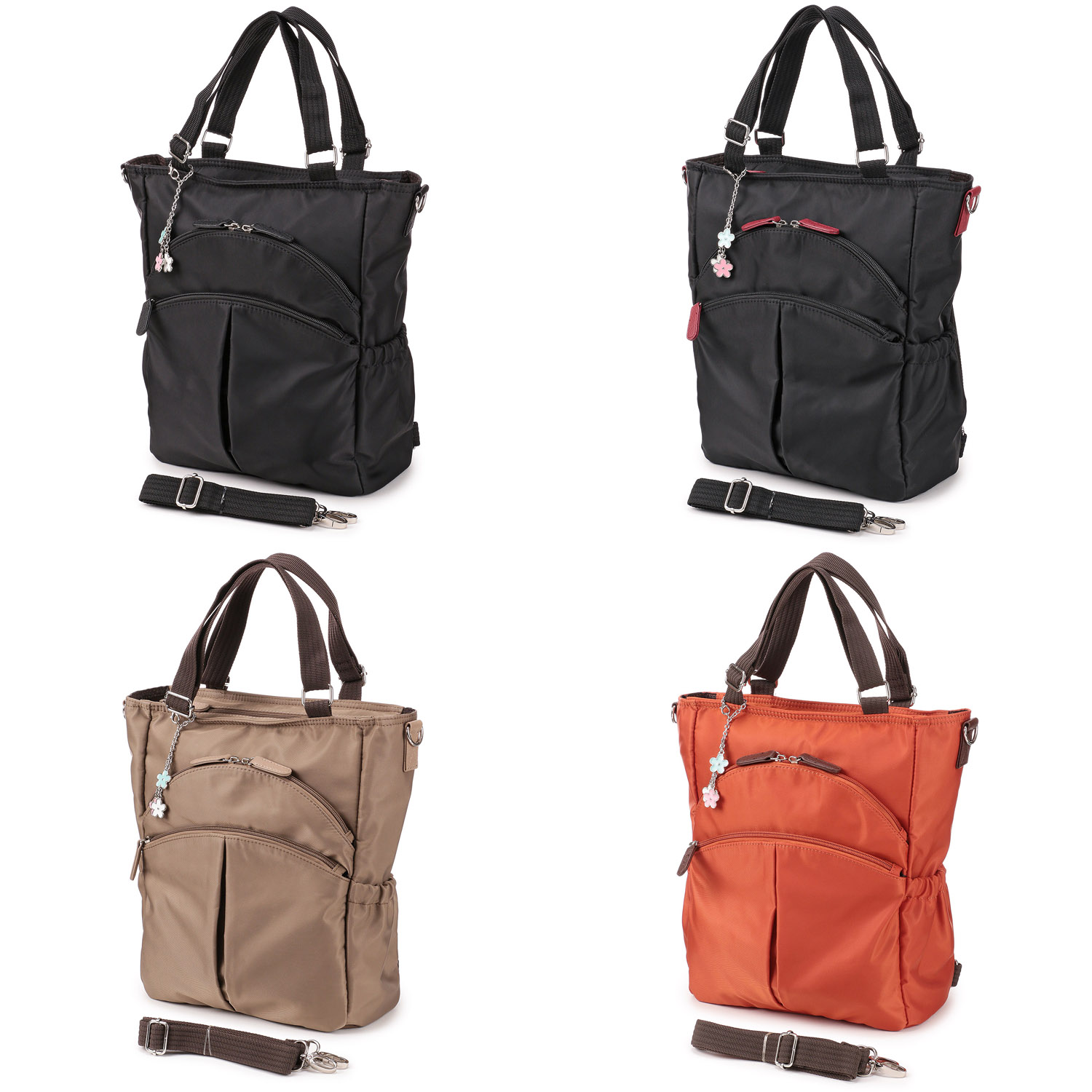 撥水ナイロン3WAYバッグ - 画像2