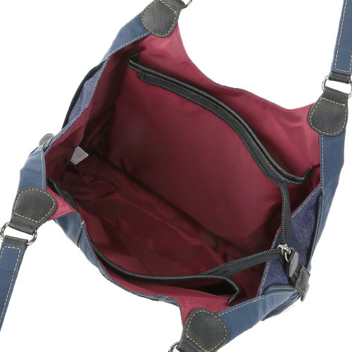 ドットパッチワークあおり型トートバッグ - 画像11