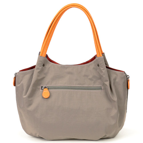 デニムドット丸型トートバッグ - 画像2