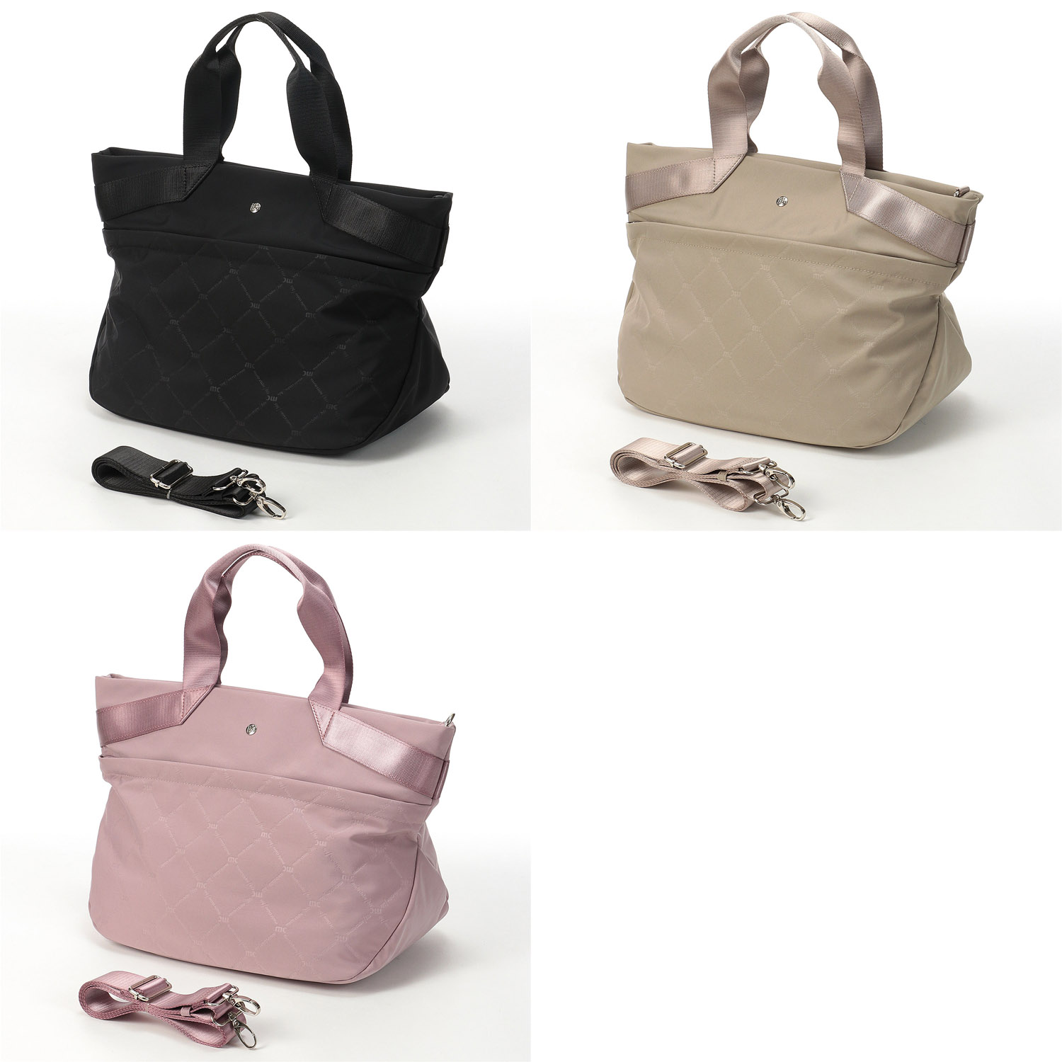 marie claire bis 型押し2WAYバッグ