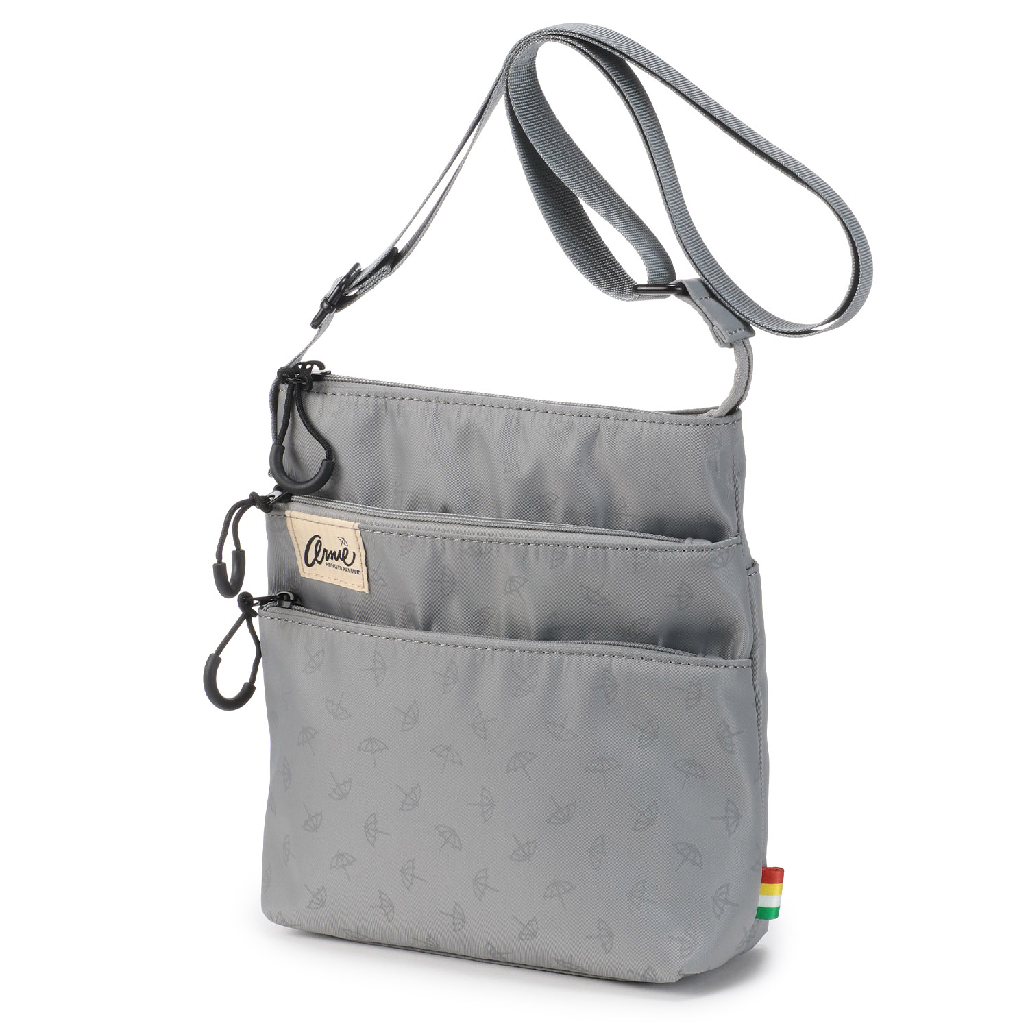 アーノルドパーマー クリアプリント3ファスナーポシェット - 画像2