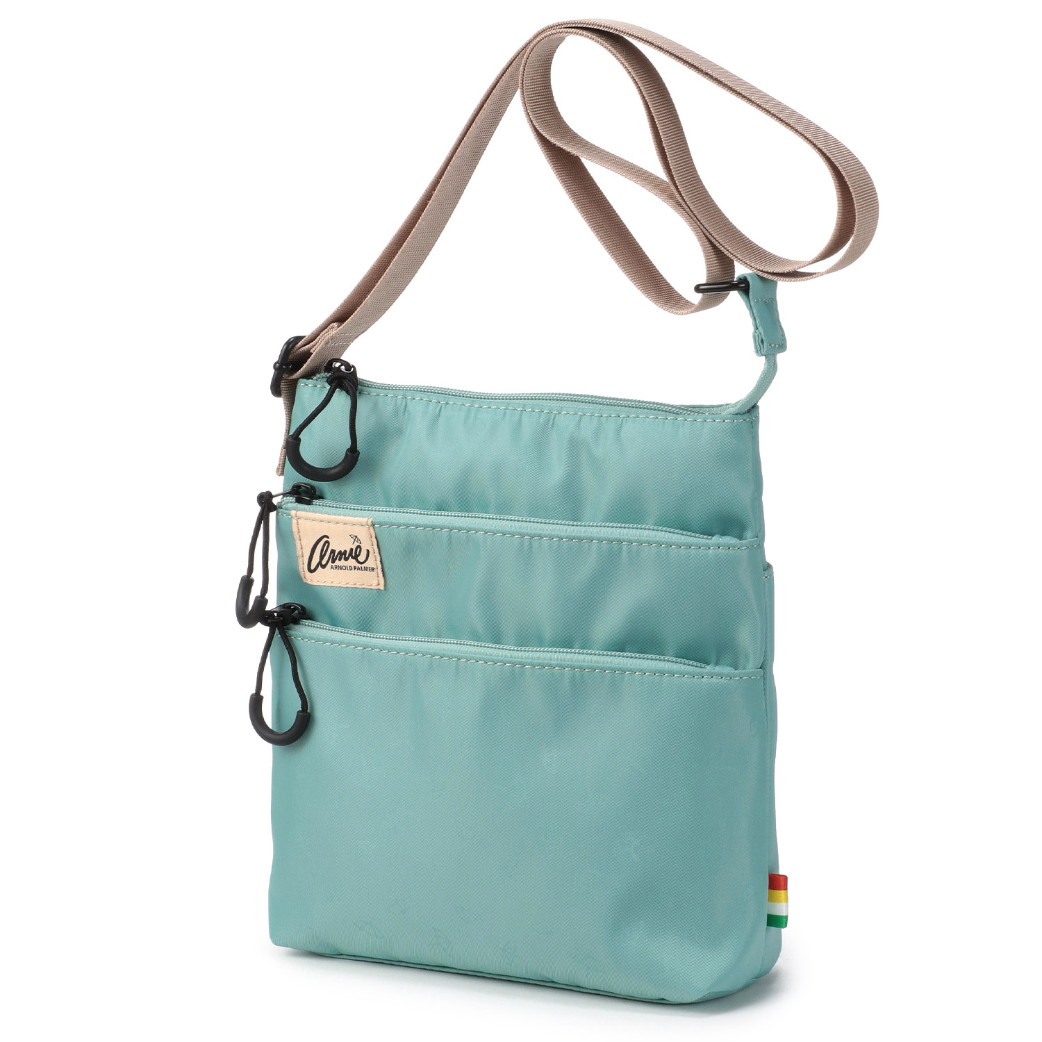 アーノルドパーマー クリアプリント3ファスナーポシェット - 画像7