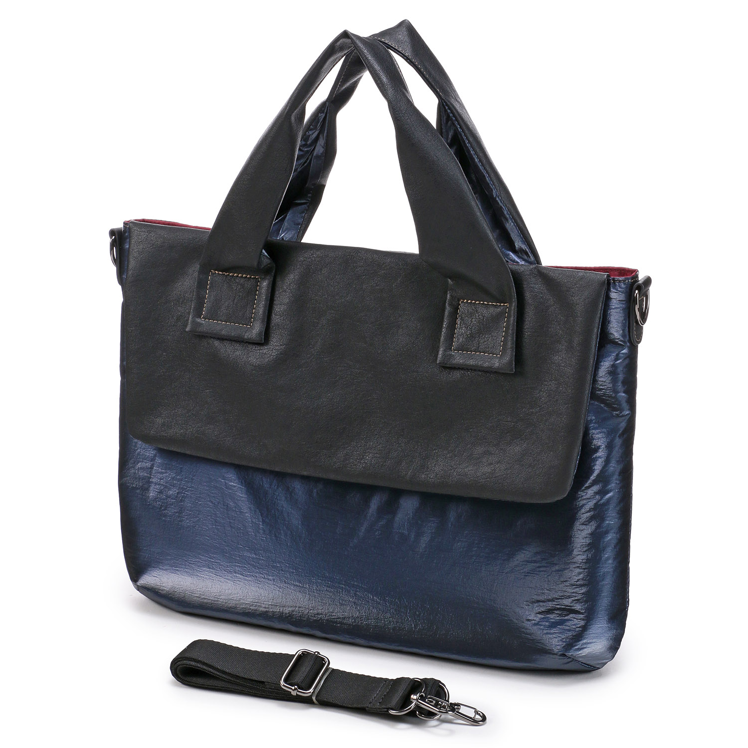 メタリック2WAYトートバッグ - 画像2