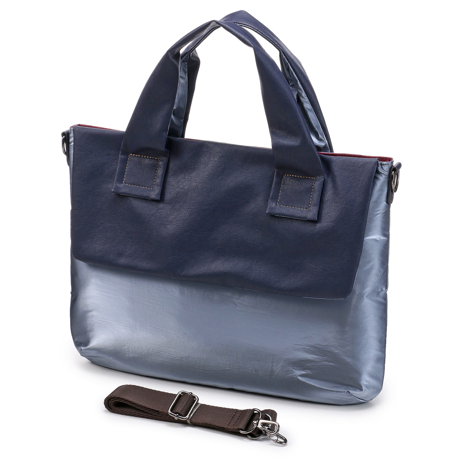 メタリック2WAYトートバッグ - 画像4