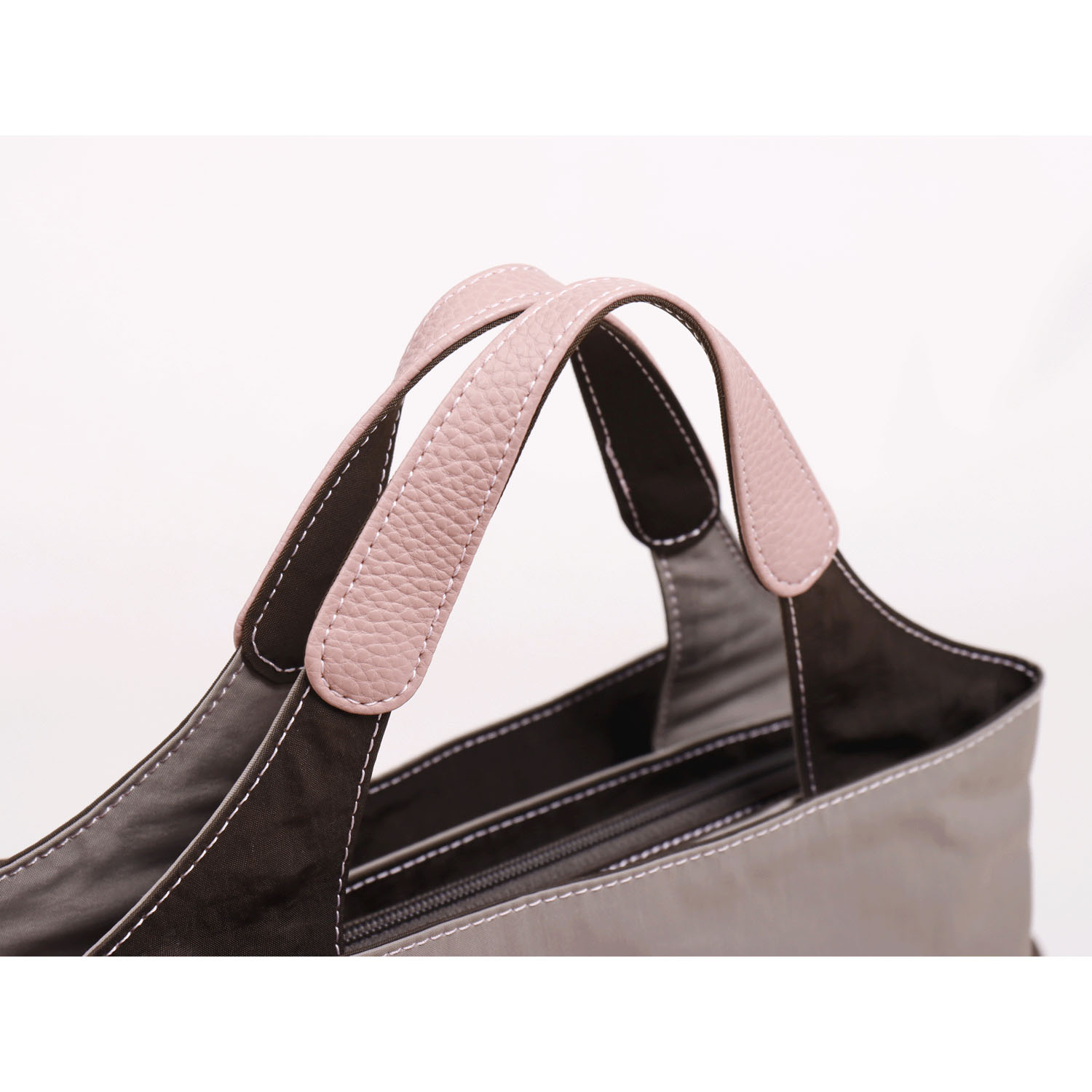ツートンハンドル2WAYバッグ - 画像5