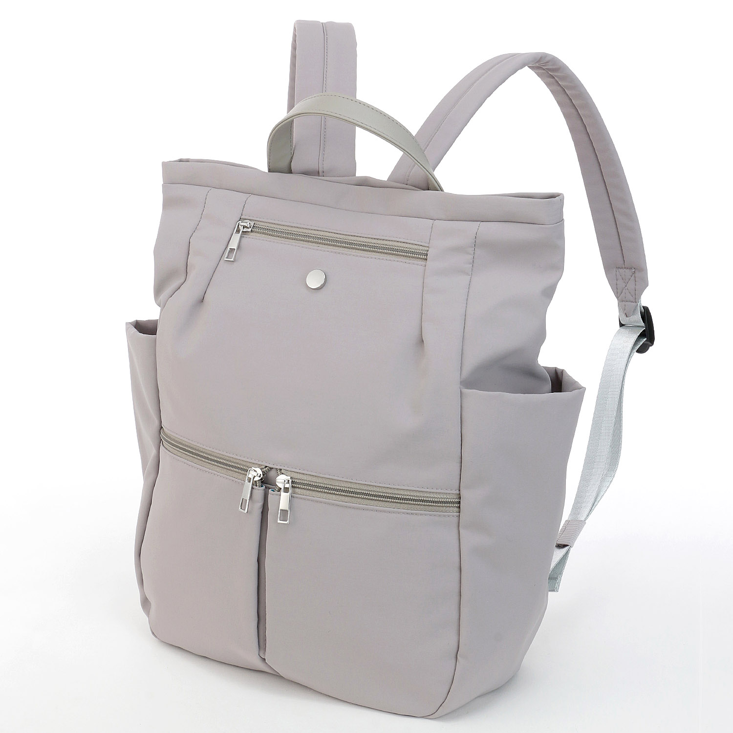 時短 カシメ多収納Wファスナ－リュックサック