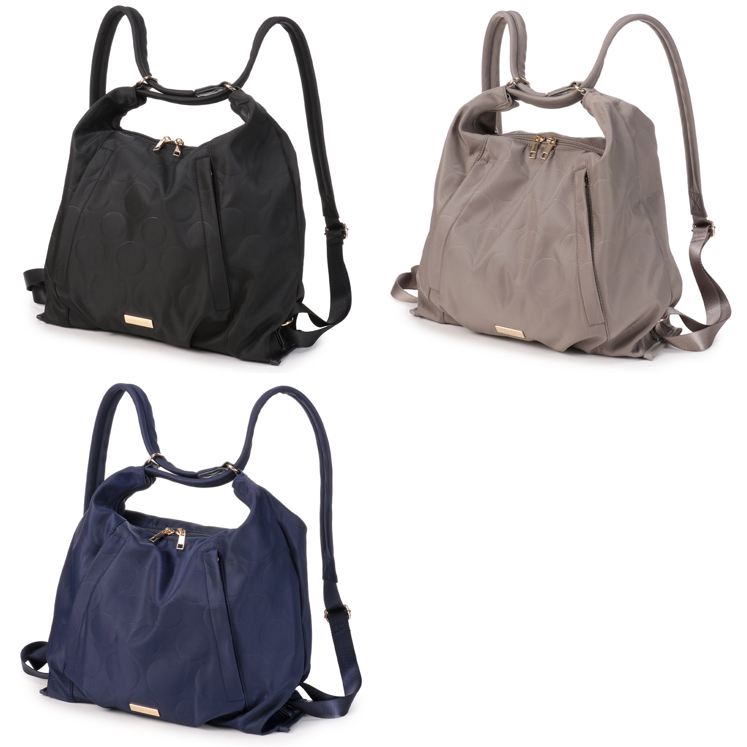 marie claire bis 水玉エンボス2WAYリュックサック - 画像3