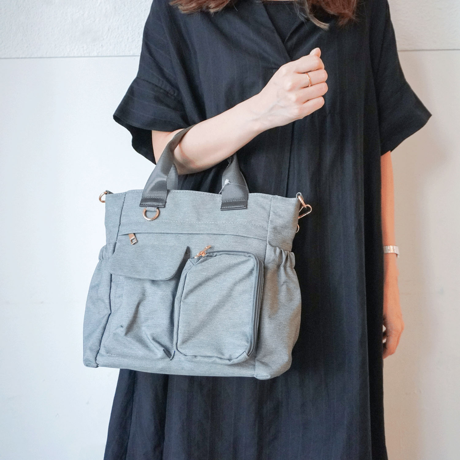 時短前ポケット 2WAYバッグ