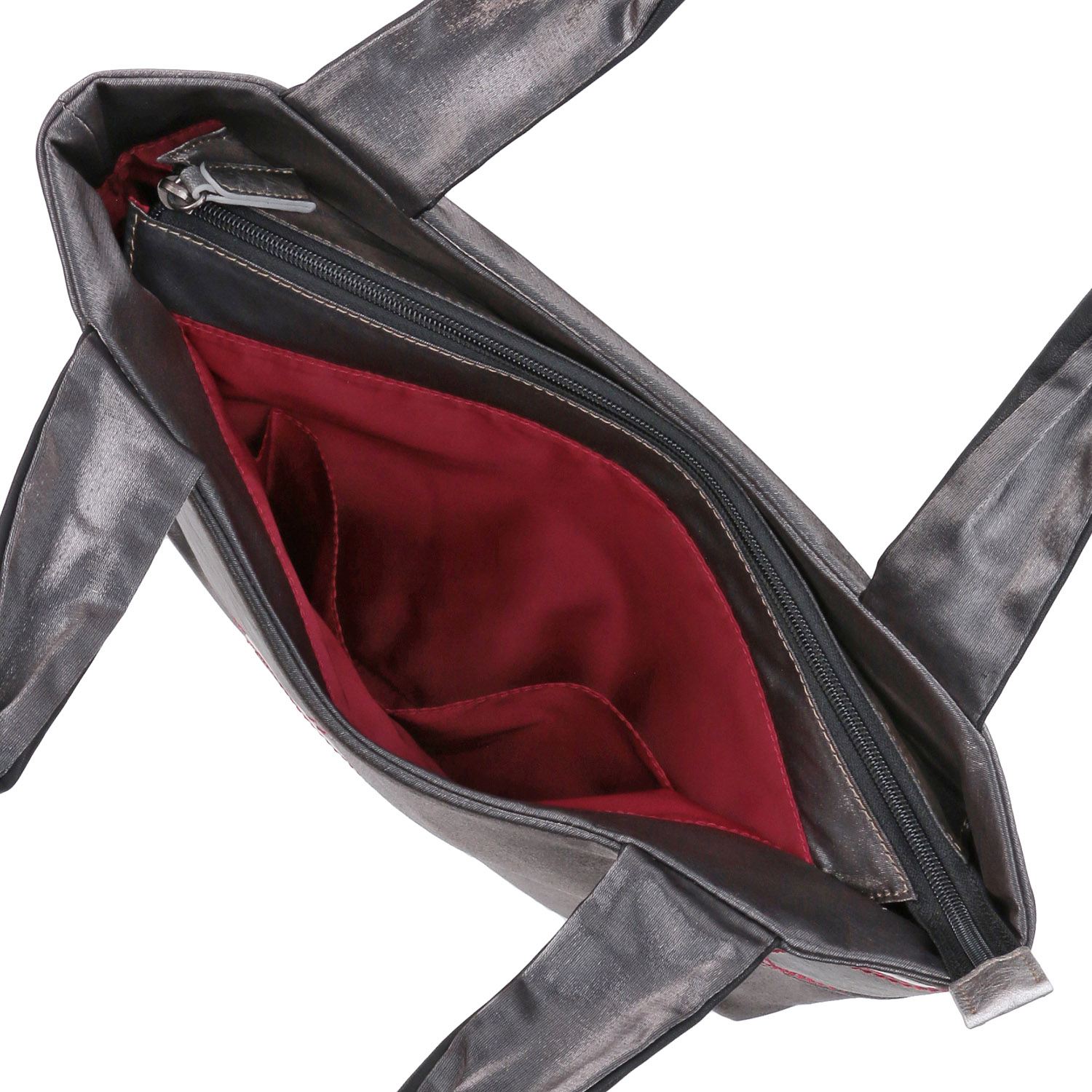 シルバーサークルトートバッグ - 画像4