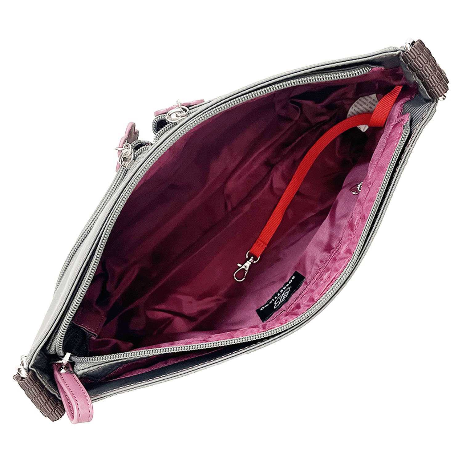 【12－00、14－00 在庫ある分で終了】BORSETTIAMO プランチュール ステッチ横型ショルダーバッグ - 画像8