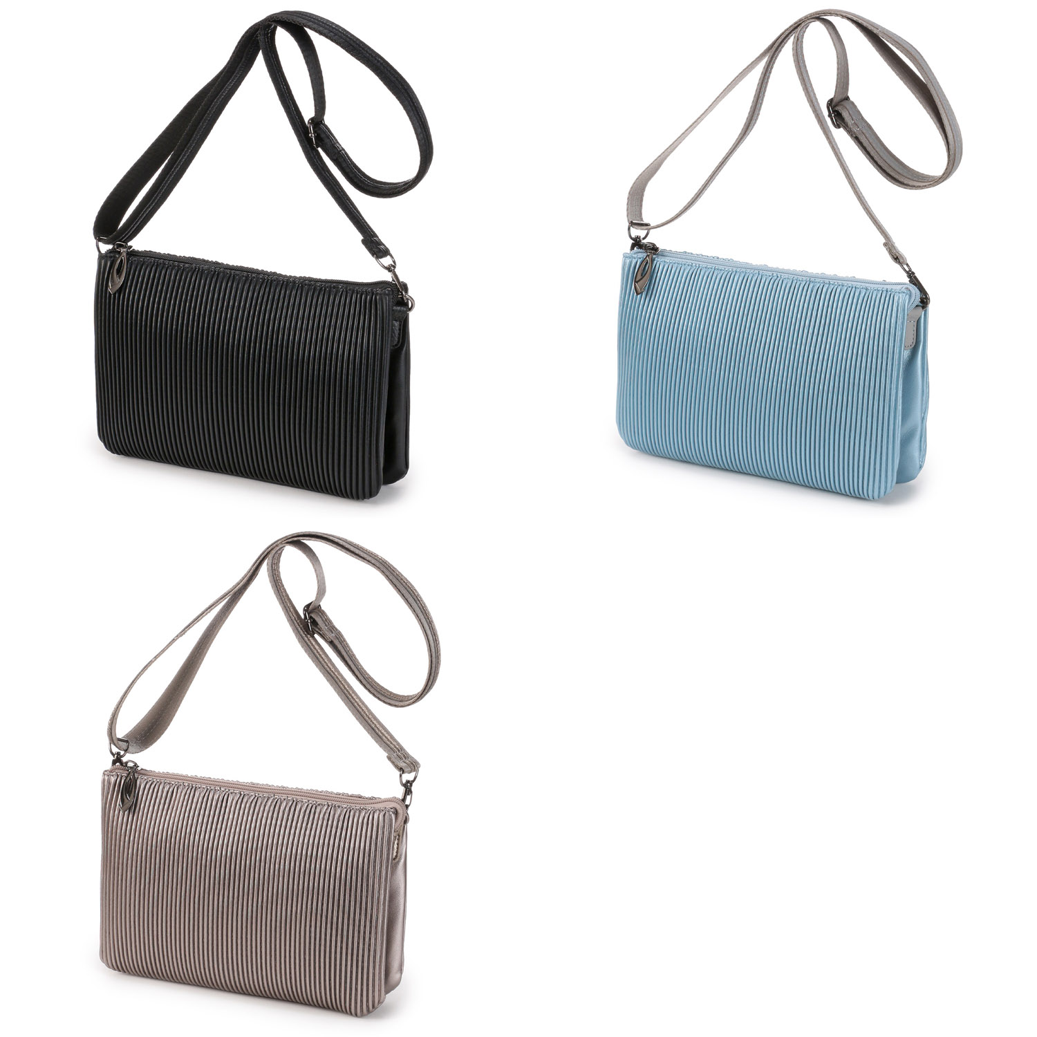 プリーツお財布ポシェット