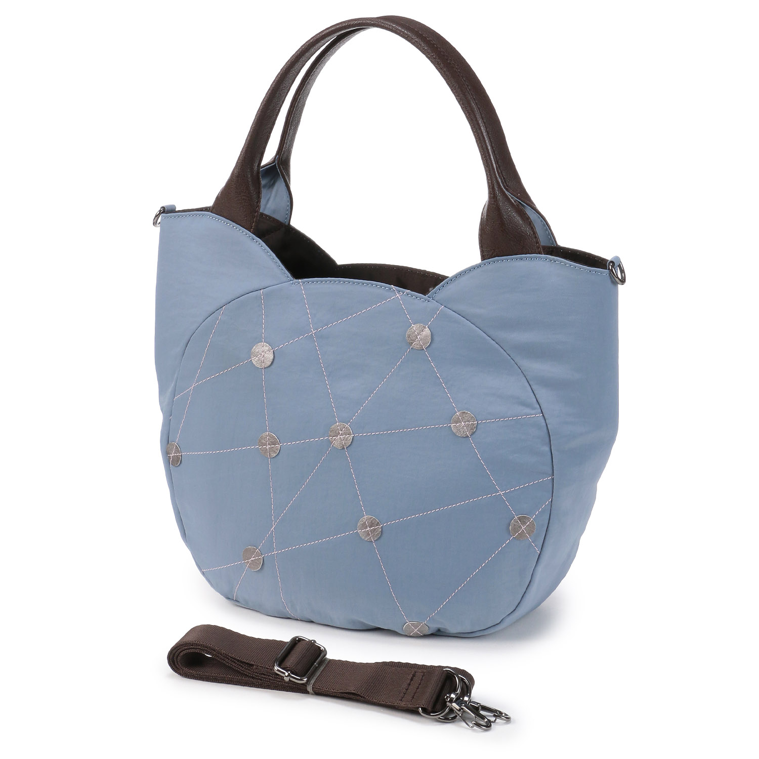 ドットクロスステッチ2WAYバッグ - 画像4