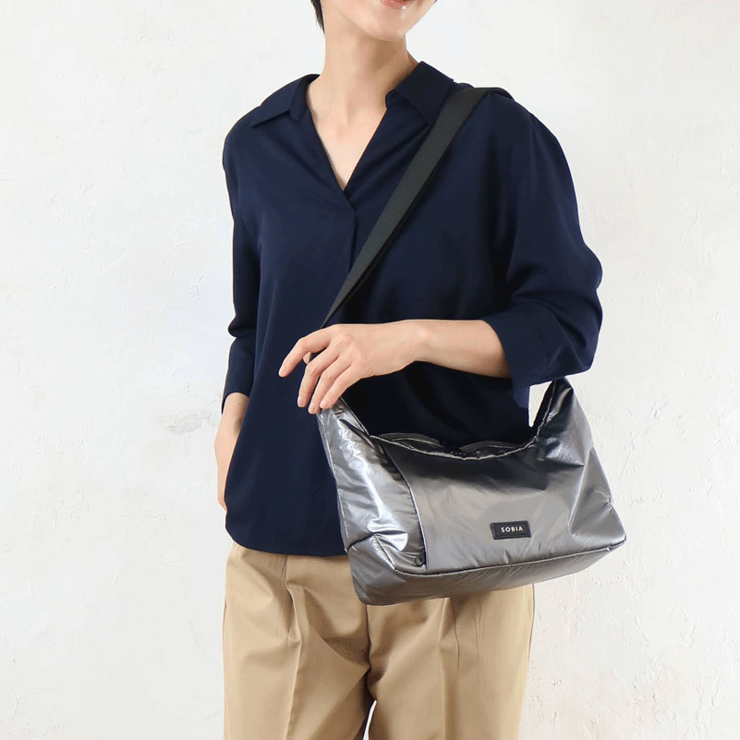 撥水パールグロウショルダーバッグ - 画像4