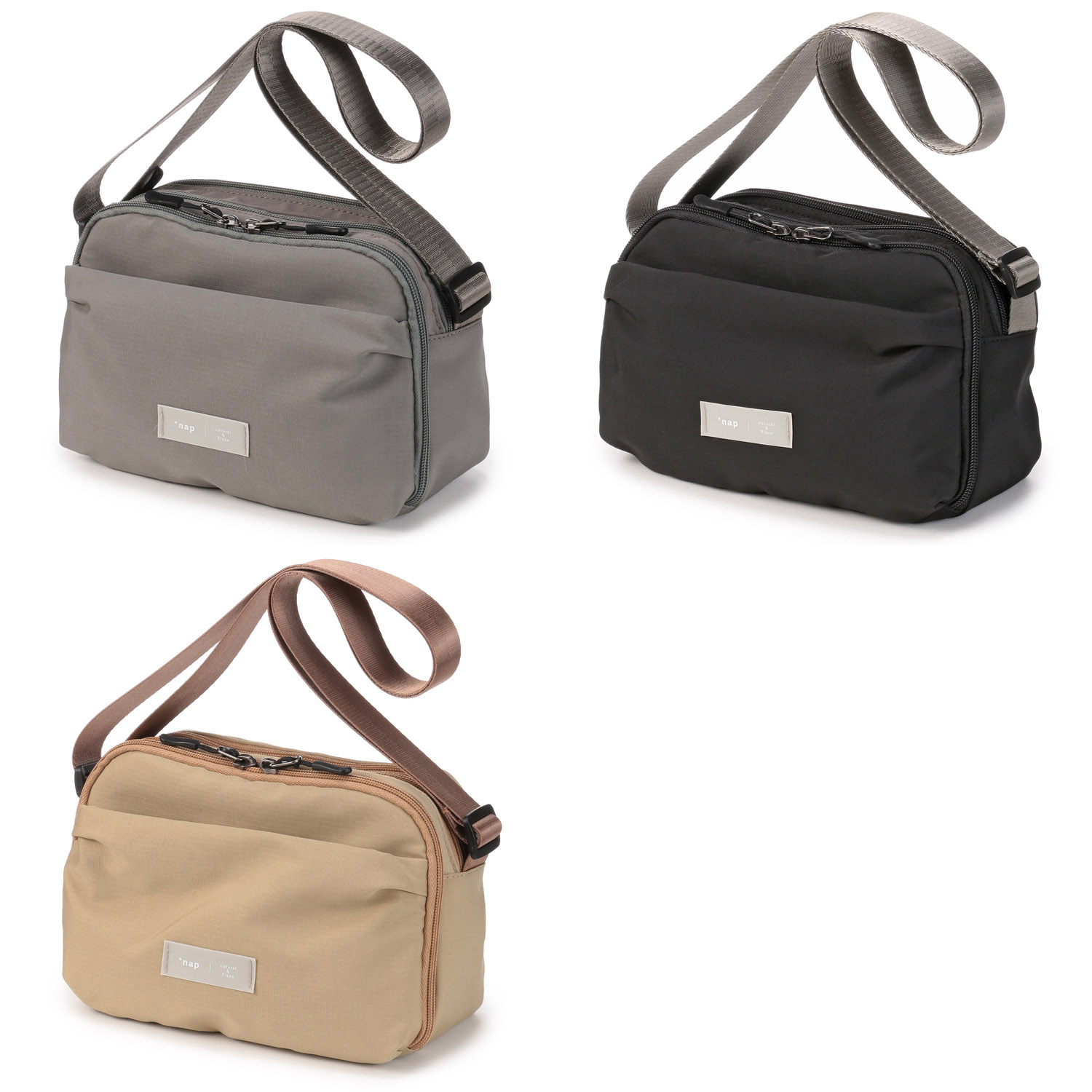 nap コンパクト多収納ショルダ－バッグ